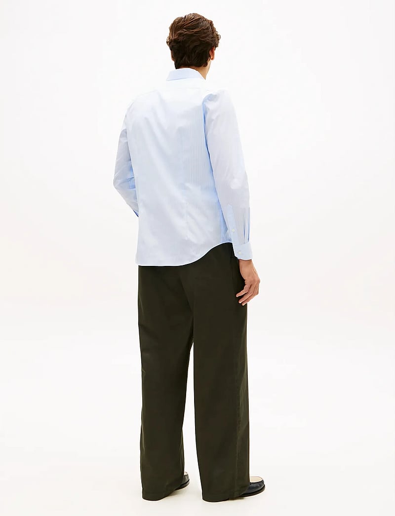 Tommy Hilfiger - DC FLEX COLLAR HAIRLINE STRIPE - pidulikud särgid - sweet blue - 2