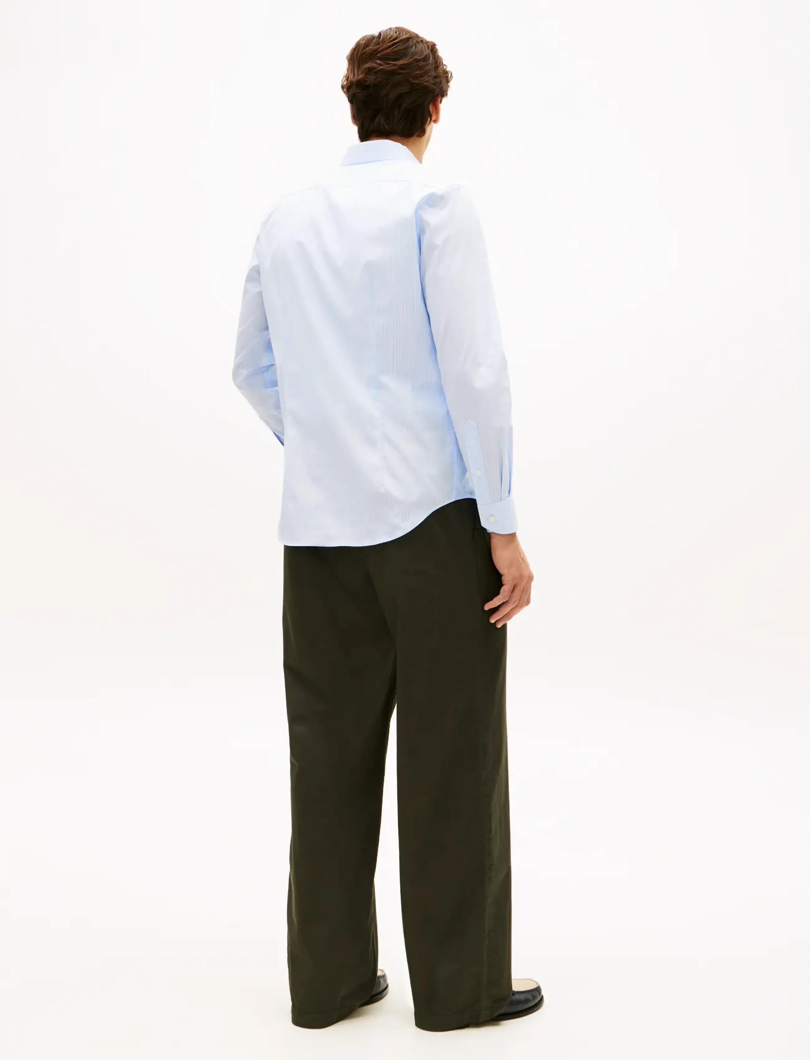 Tommy Hilfiger - DC FLEX COLLAR HAIRLINE STRIPE - formele overhemden - sweet blue - 2
