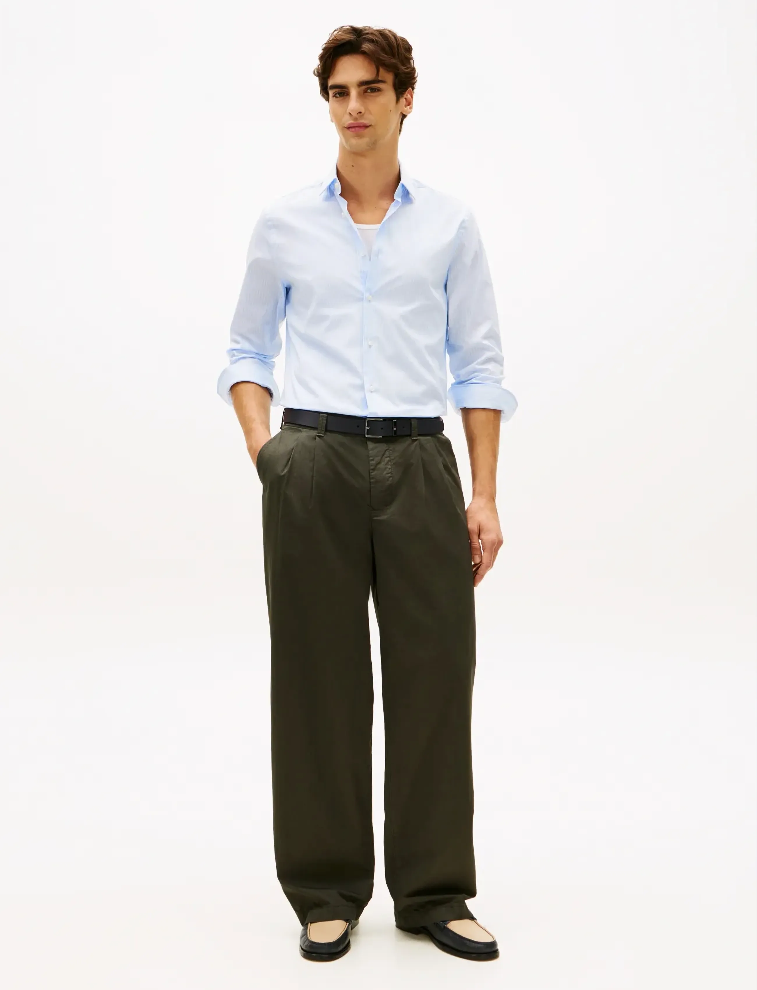 Tommy Hilfiger - DC FLEX COLLAR HAIRLINE STRIPE - formele overhemden - sweet blue - 3
