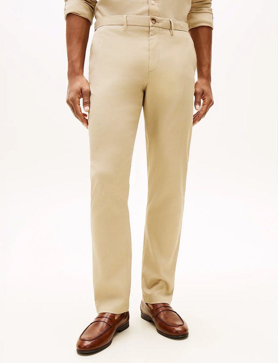 Tommy Hilfiger - DENTON HONEYCOMB STRUCTURE - chinos - sandalwood - 0