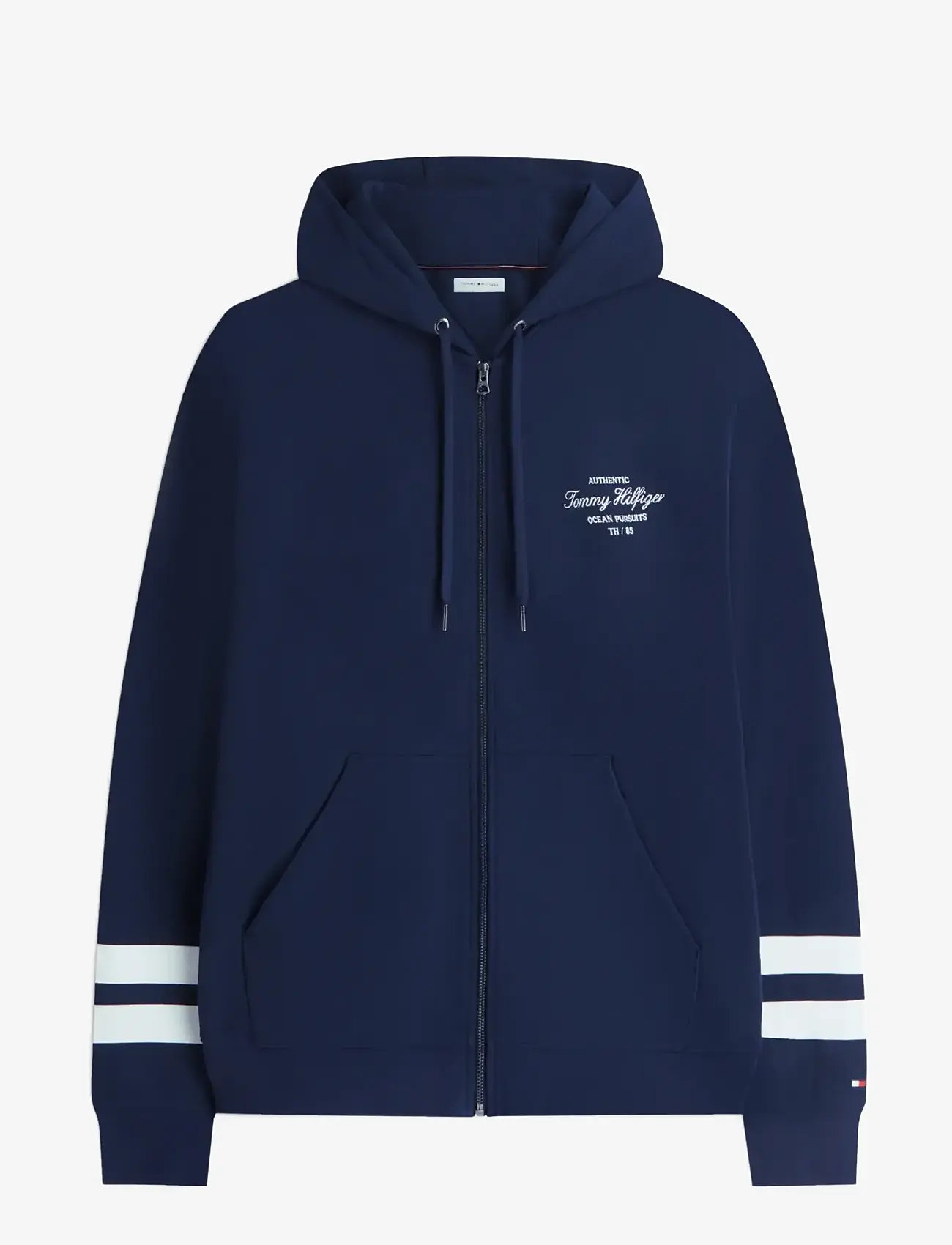 Tommy Hilfiger - NAUTICAL TIPPED HDD ZIP THROUGH - hættetrøjer - carbon navy - 1