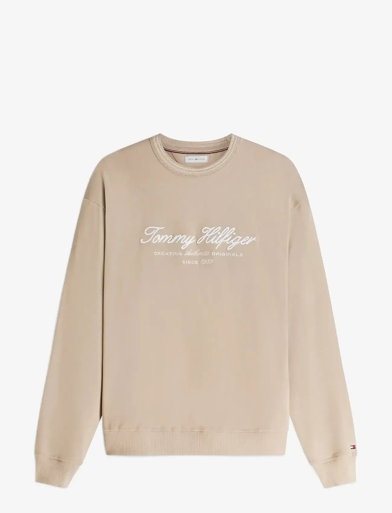 Tommy Hilfiger - NAUTICAL TIPPED COLLAR CREW - shop efter anledning - batique khaki - 1