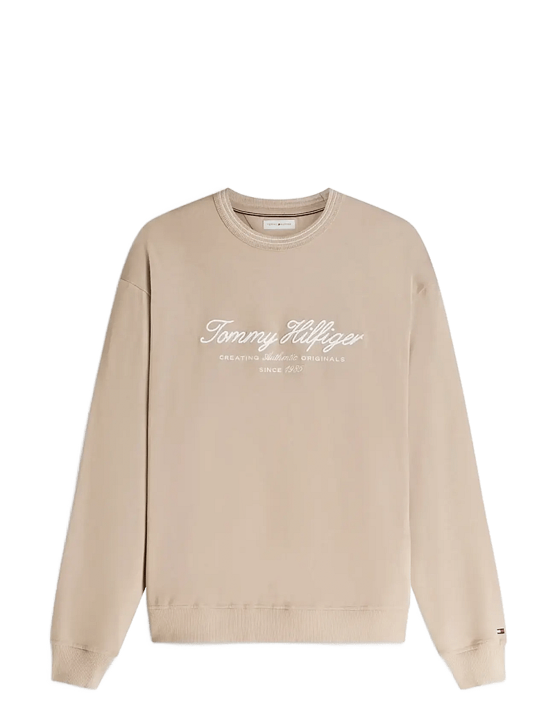 Tommy Hilfiger - NAUTICAL TIPPED COLLAR CREW - shop efter anledning - batique khaki - 1