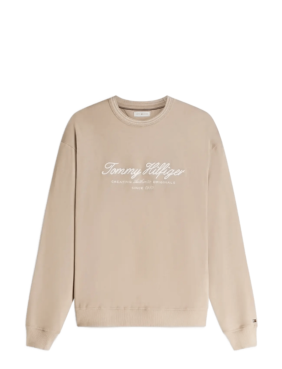 Tommy Hilfiger - NAUTICAL TIPPED COLLAR CREW - osta olukorra järgi - batique khaki - 1
