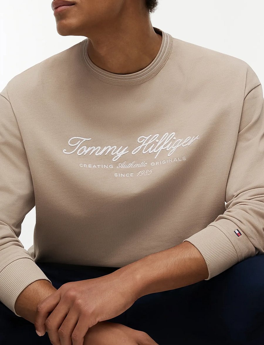 Tommy Hilfiger - NAUTICAL TIPPED COLLAR CREW - osta olukorra järgi - batique khaki - 3