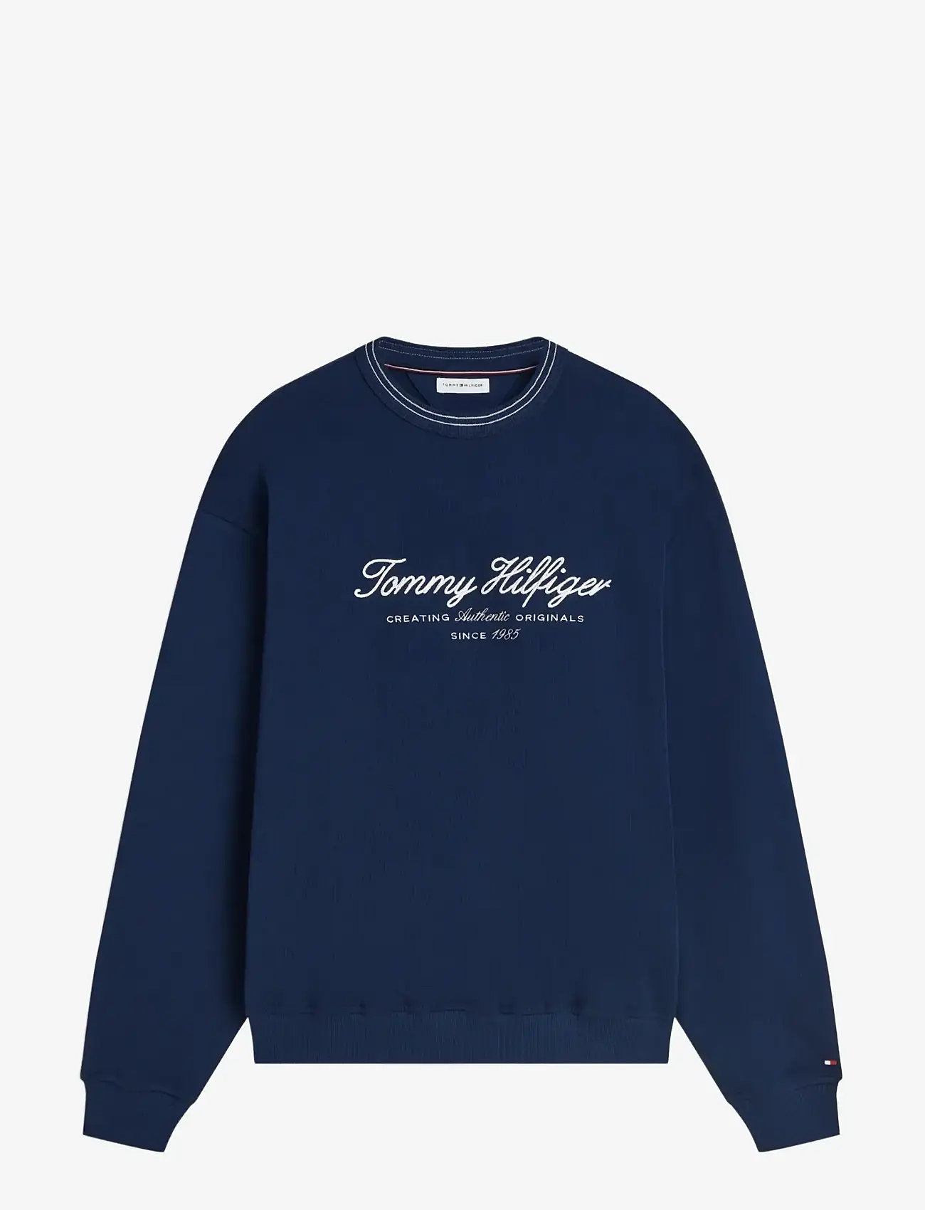 Tommy Hilfiger - NAUTICAL TIPPED COLLAR CREW - shop efter anledning - carbon navy - 1