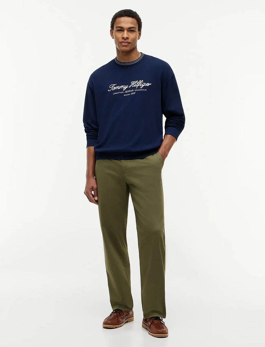 Tommy Hilfiger - NAUTICAL TIPPED COLLAR CREW - osta olukorra järgi - carbon navy - 4