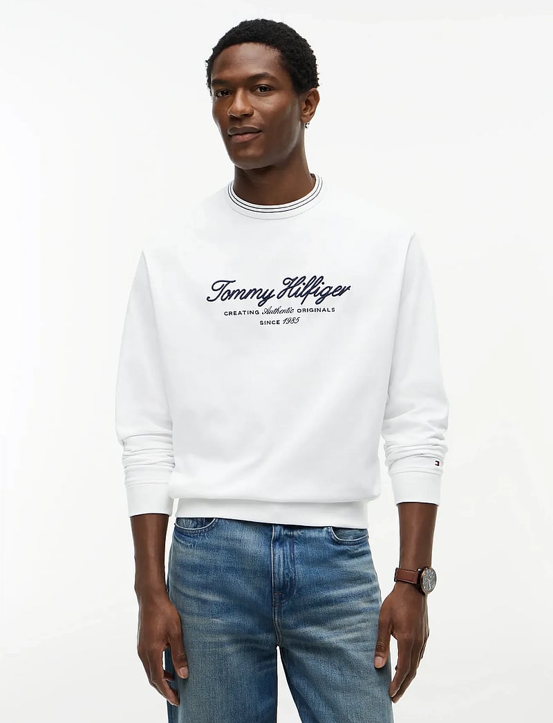 Tommy Hilfiger - NAUTICAL TIPPED COLLAR CREW - shop efter anledning - white - 0