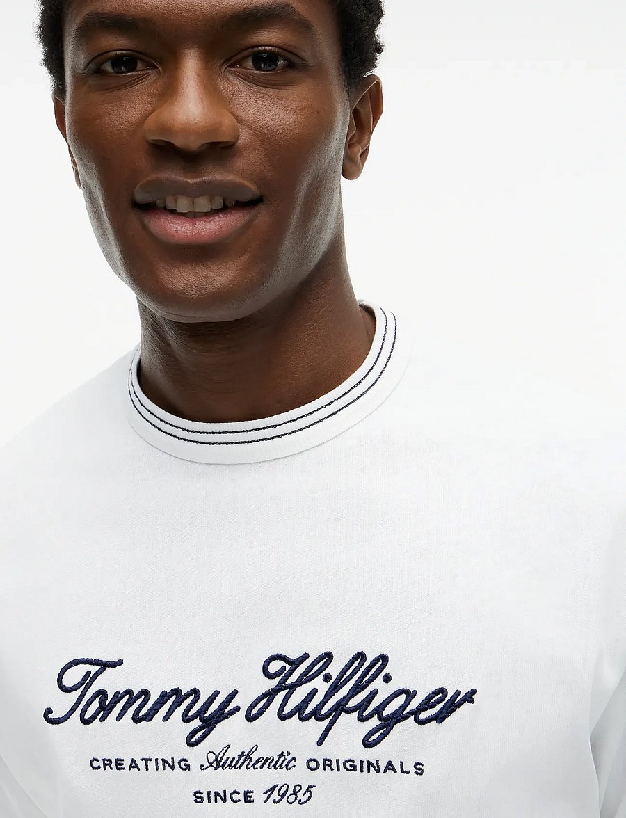Tommy Hilfiger - NAUTICAL TIPPED COLLAR CREW - shop by occasion - white - 4