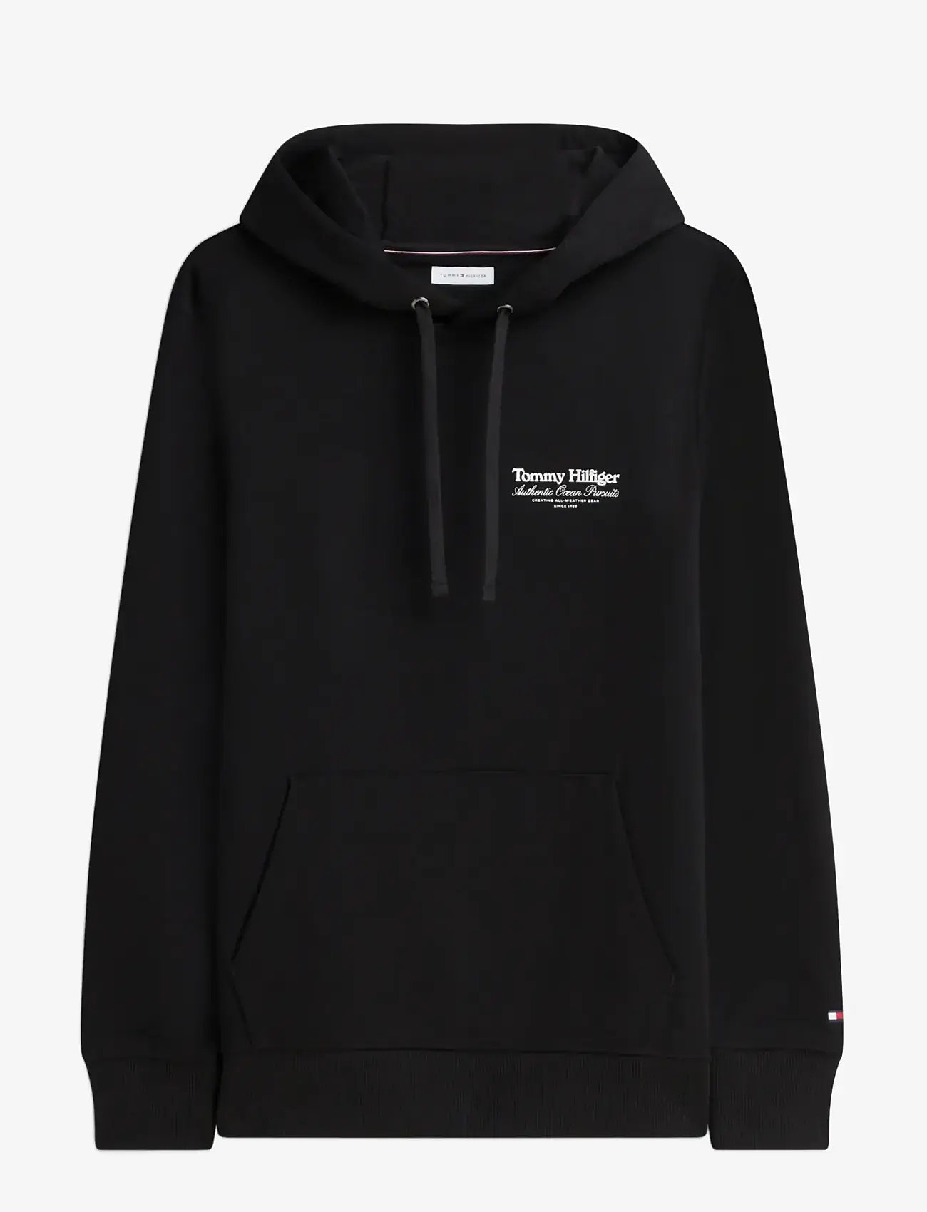 Tommy Hilfiger - NAUTICAL BACK GRAPHIC HOODY - hættetrøjer - black - 1