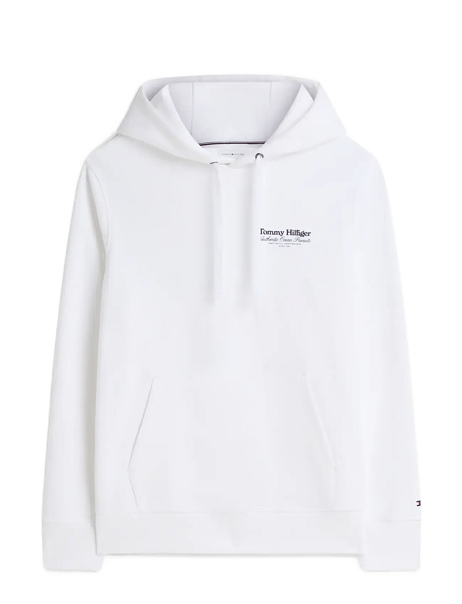 Tommy Hilfiger - NAUTICAL BACK GRAPHIC HOODY - hoodies - white - 0