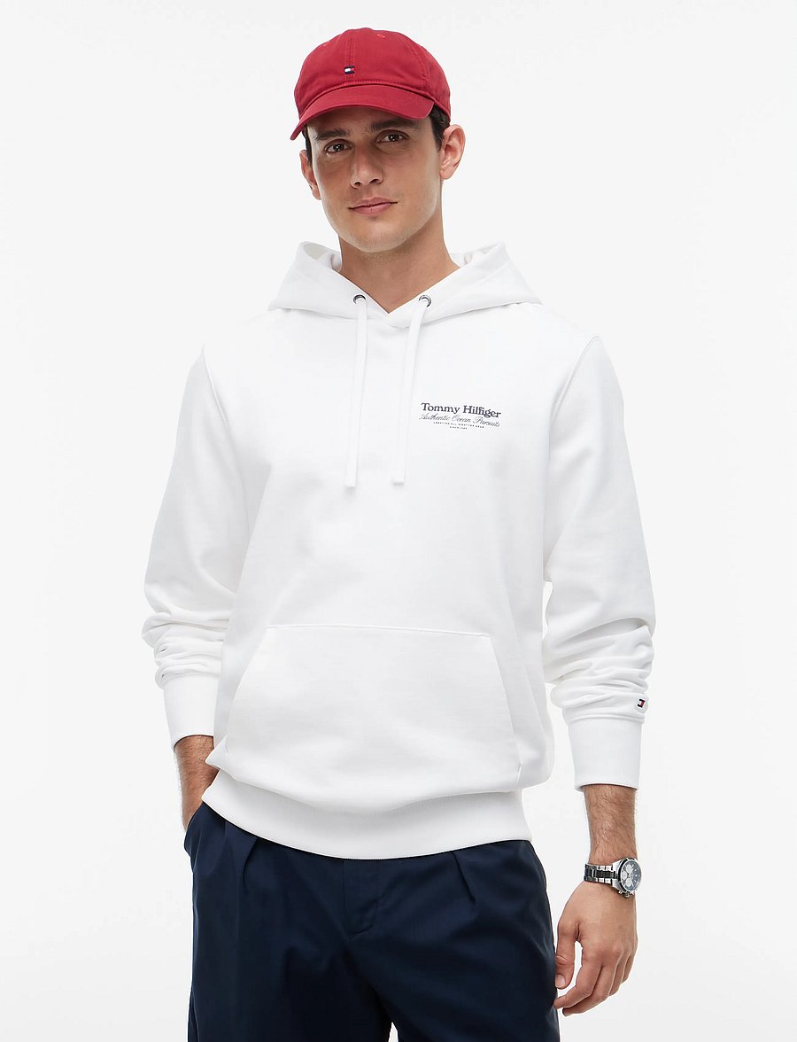 Tommy Hilfiger - NAUTICAL BACK GRAPHIC HOODY - kapuzenpullover - white - 0