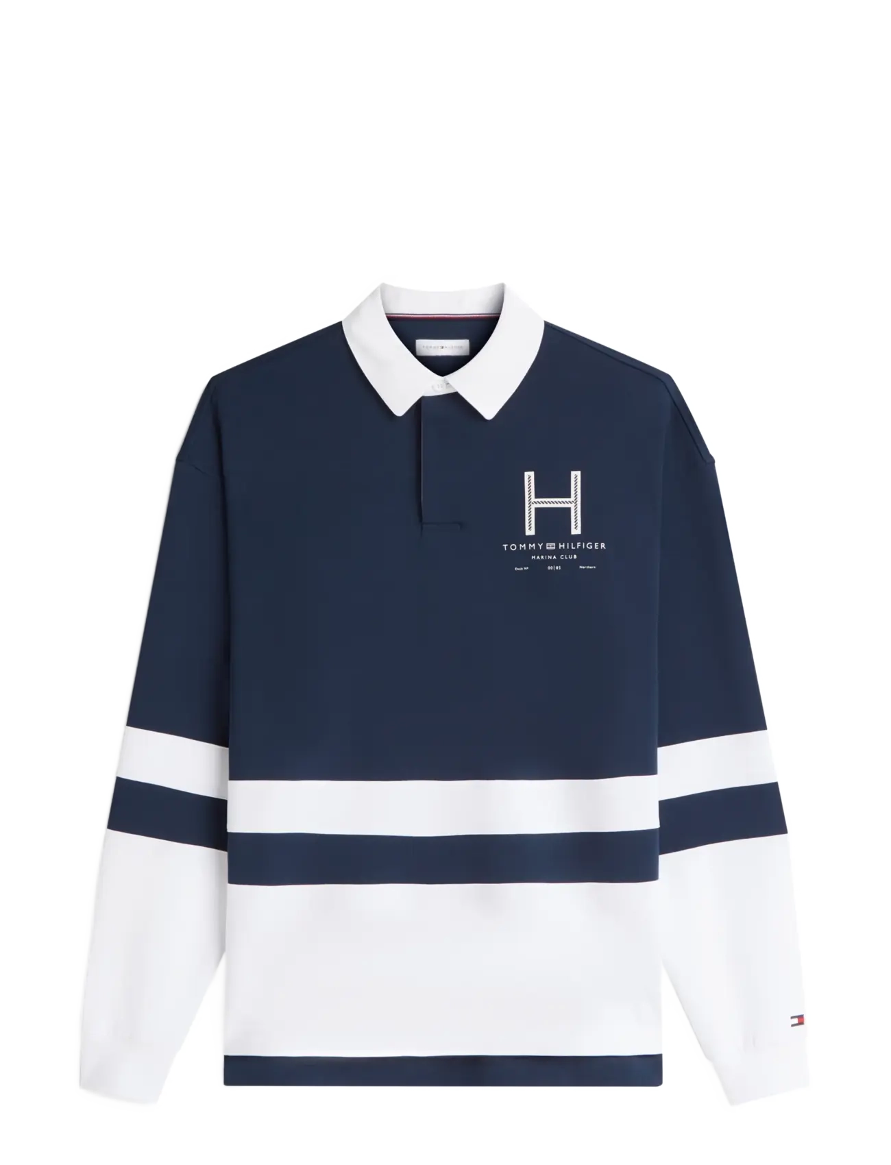 Tommy Hilfiger - SAIL RUGBY SHIRT - carbon navy   multi - 1