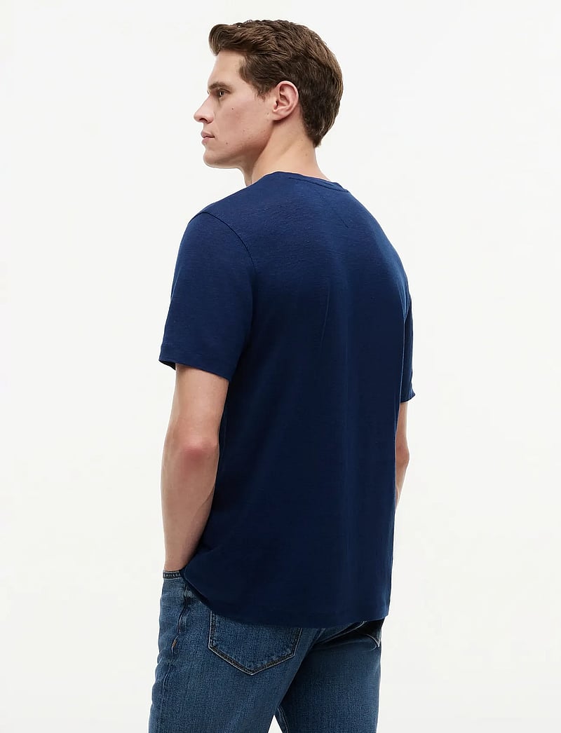 Tommy Hilfiger - LINEN REGULAR TEE - kortærmede t-shirts - carbon navy - 2
