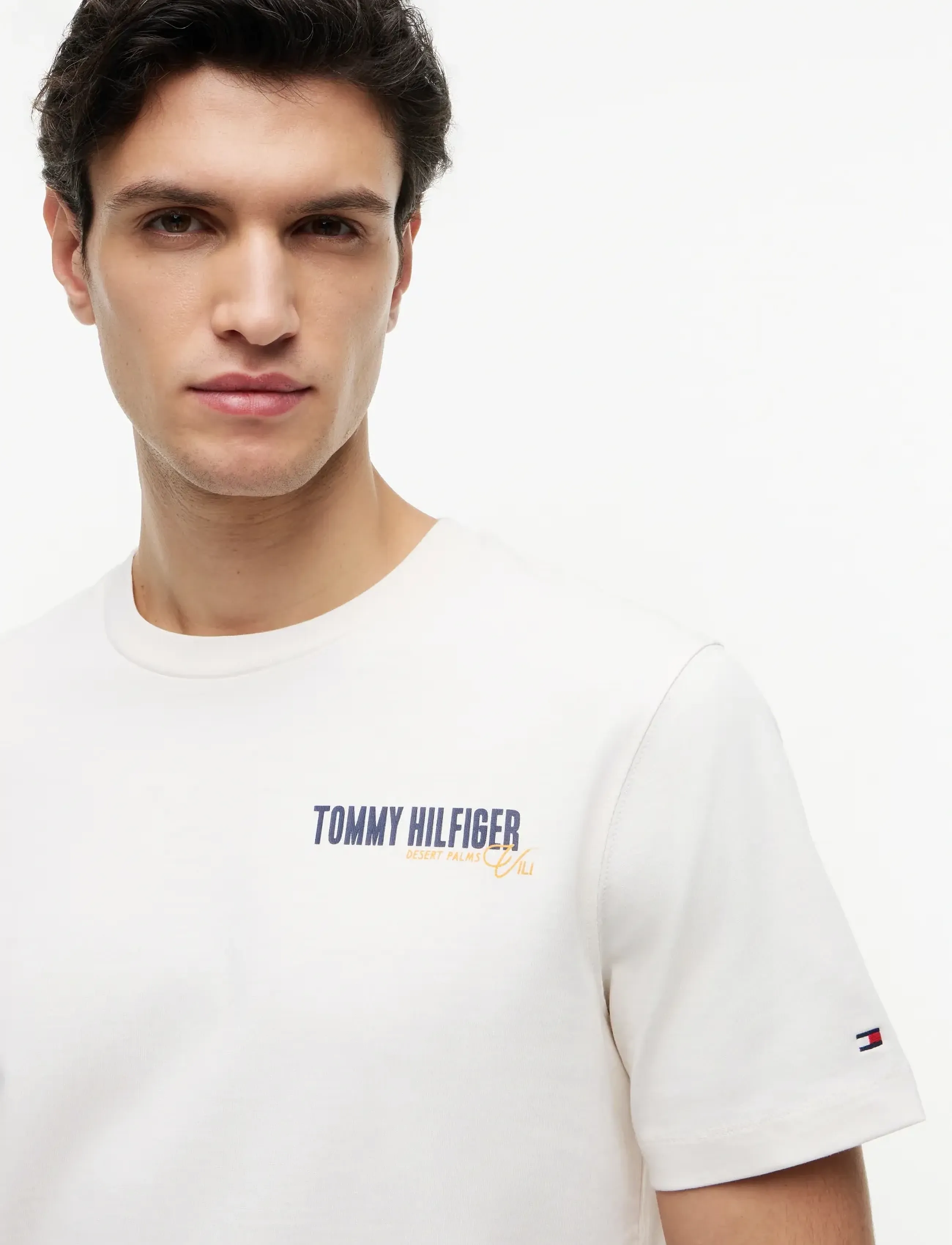 Tommy Hilfiger - SUMMER BACK GRAPHIC REGULAR TEE - kortærmede t-shirts - ivory petal - 3