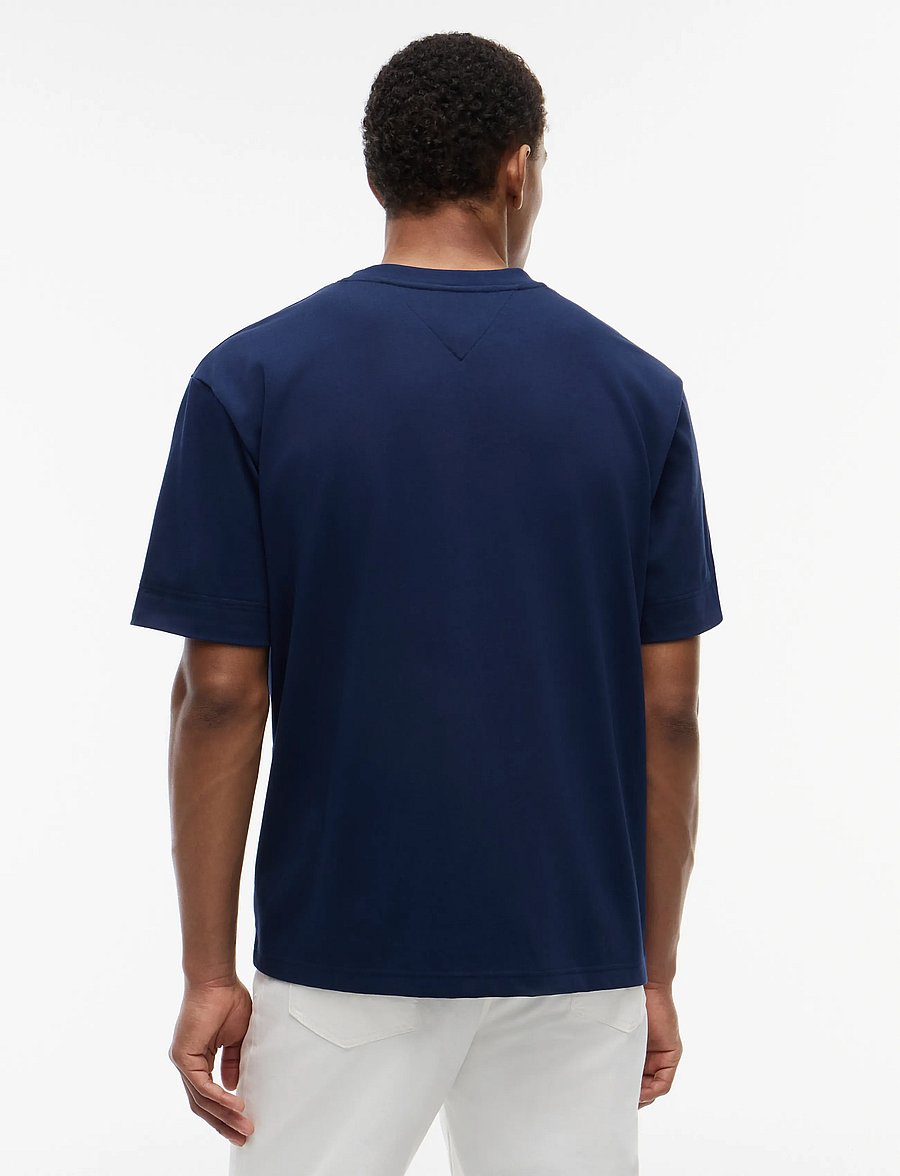 Tommy Hilfiger - SAIL MIX MEDIA CUFF REGULAR TEE - carbon navy - 2