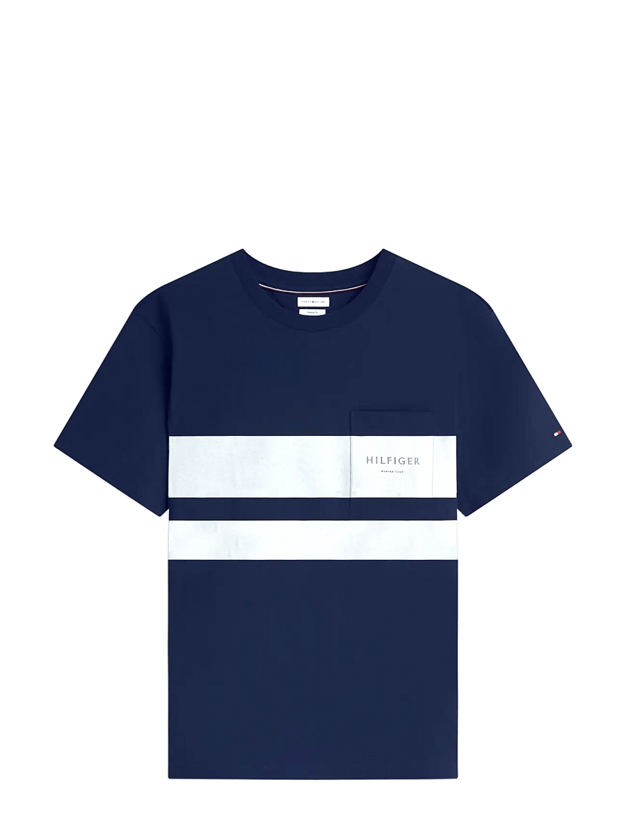 Tommy Hilfiger - SAIL COLORBLOCK RELAXED TEE - carbon navy - 1