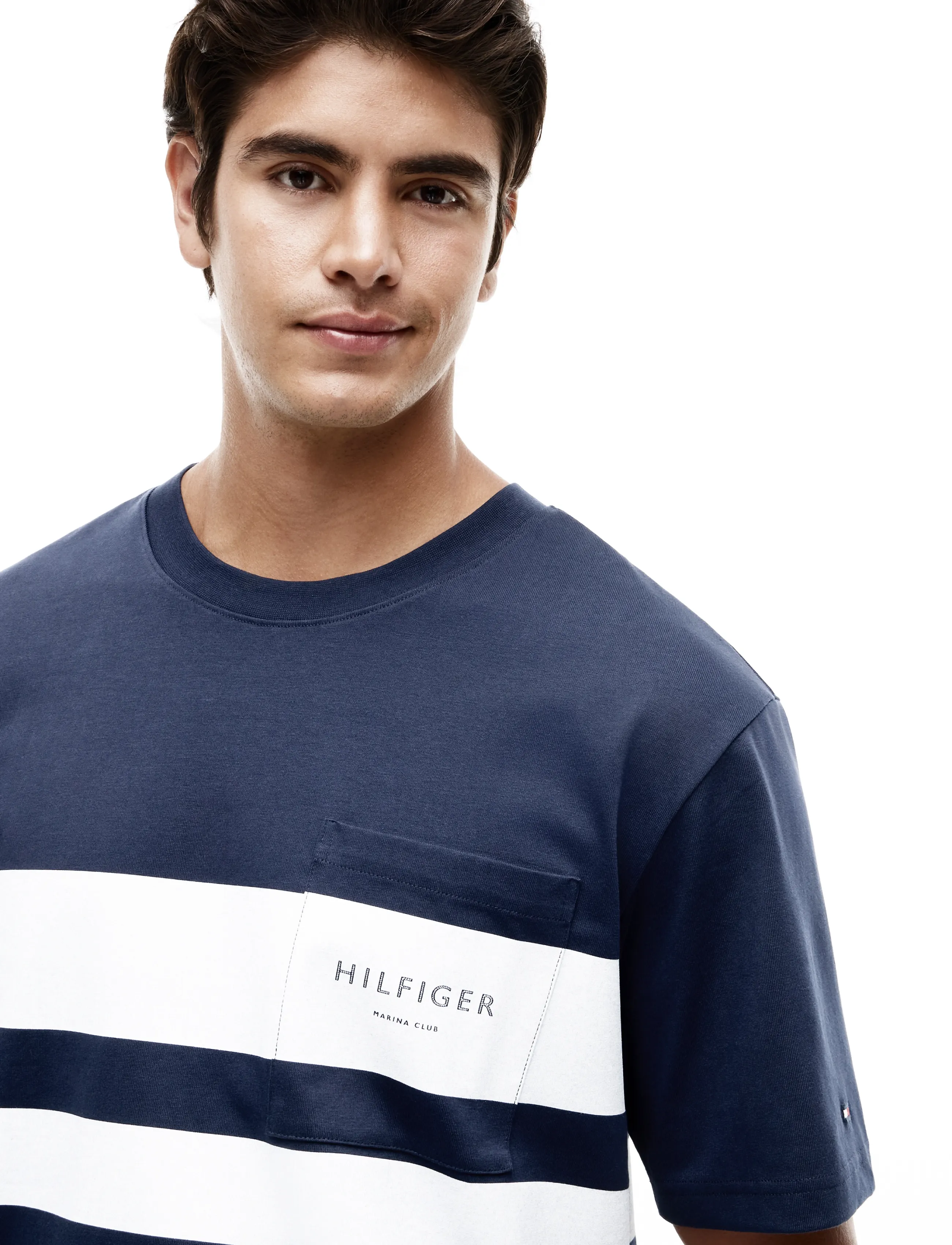 Tommy Hilfiger - SAIL COLORBLOCK RELAXED TEE - carbon navy - 3
