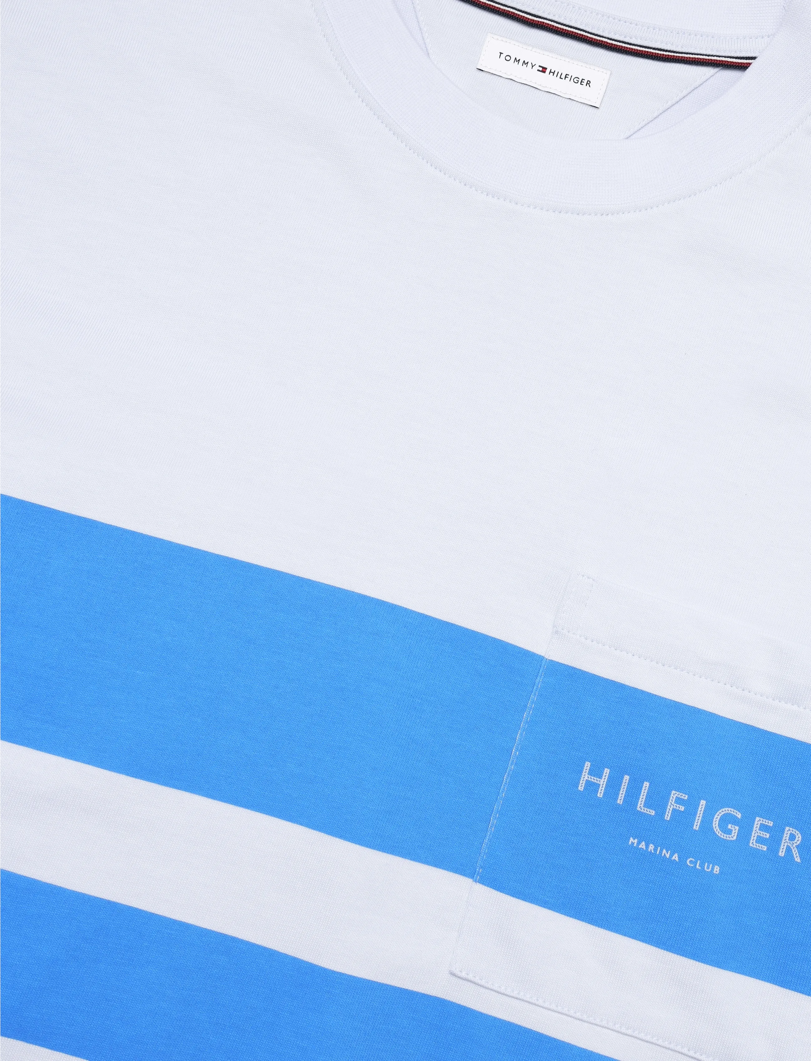 Tommy Hilfiger - SAIL COLORBLOCK RELAXED TEE - kurzärmelige t-shirts - white - 2