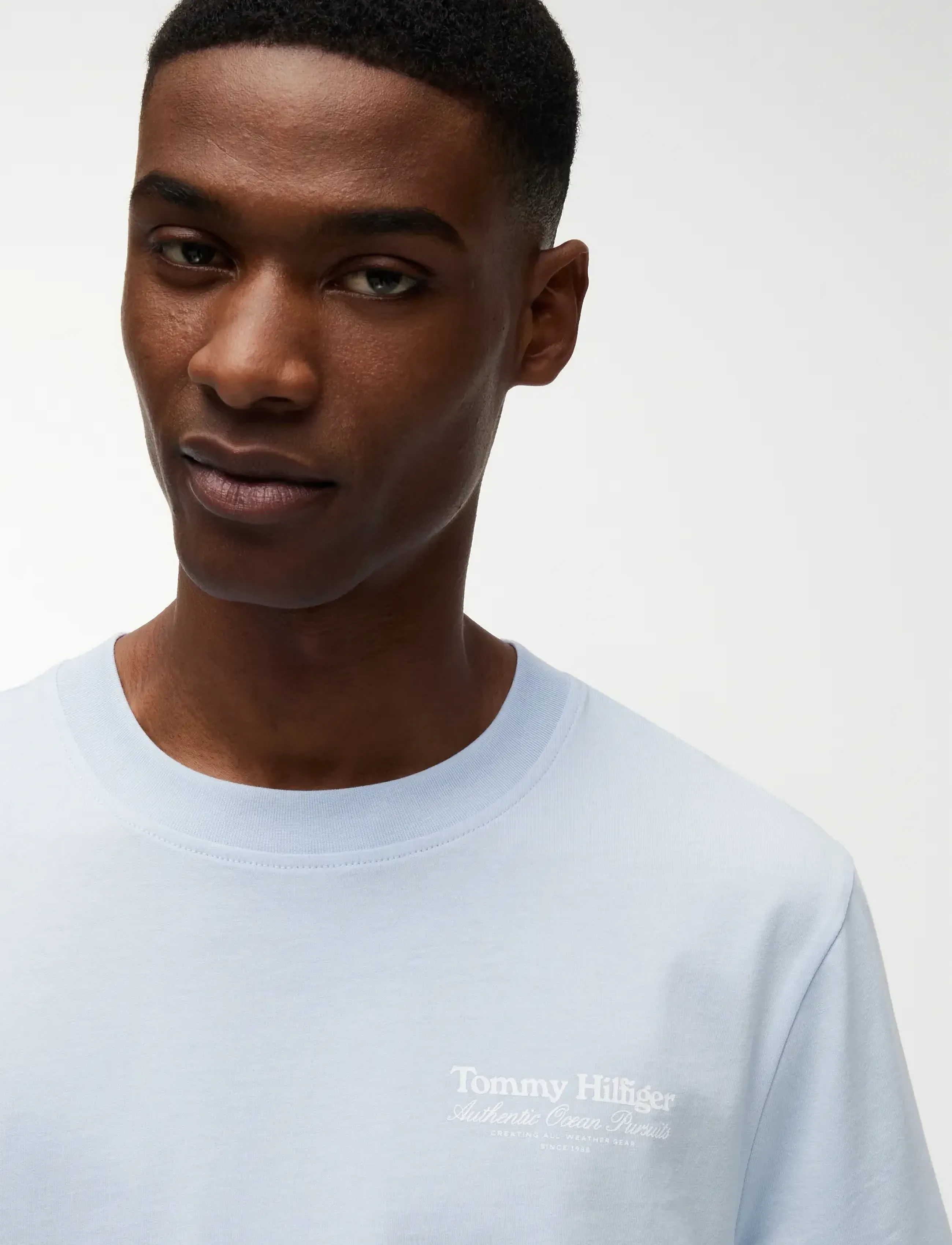 Tommy Hilfiger - NAUTICAL BACK GRAPHIC REG TEE - short-sleeved t-shirts - breezy blue - 3