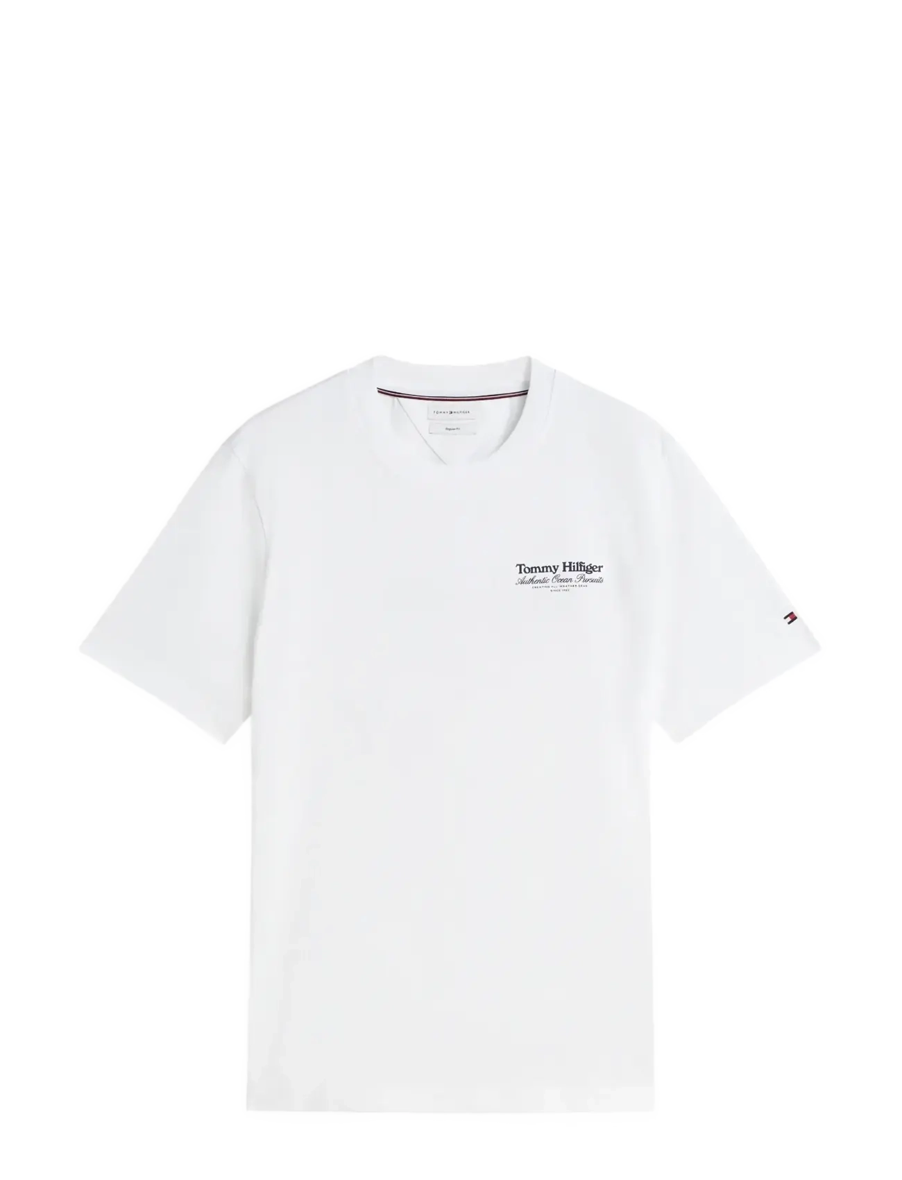 TOMMY HILFIGER Nautical Back Graphic Reg Tee Weiß - M - Herren