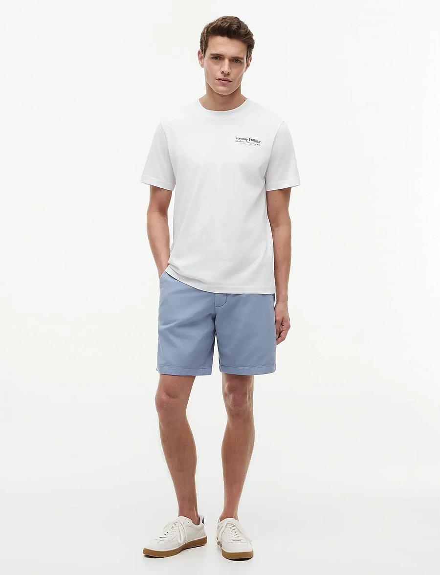 Tommy Hilfiger - NAUTICAL BACK GRAPHIC REG TEE - short-sleeved t-shirts - white - 4