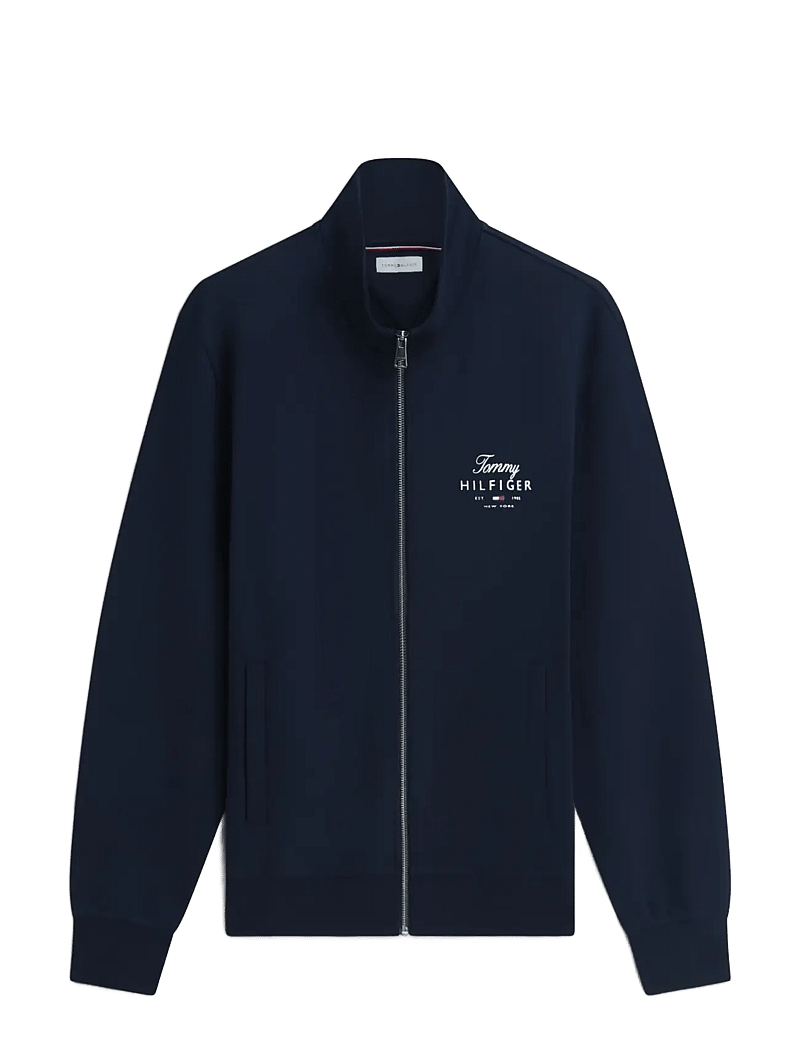 Tommy Hilfiger - SCRIPT STACK FZ STAND COLLAR - shop efter anledning - desert sky - 1