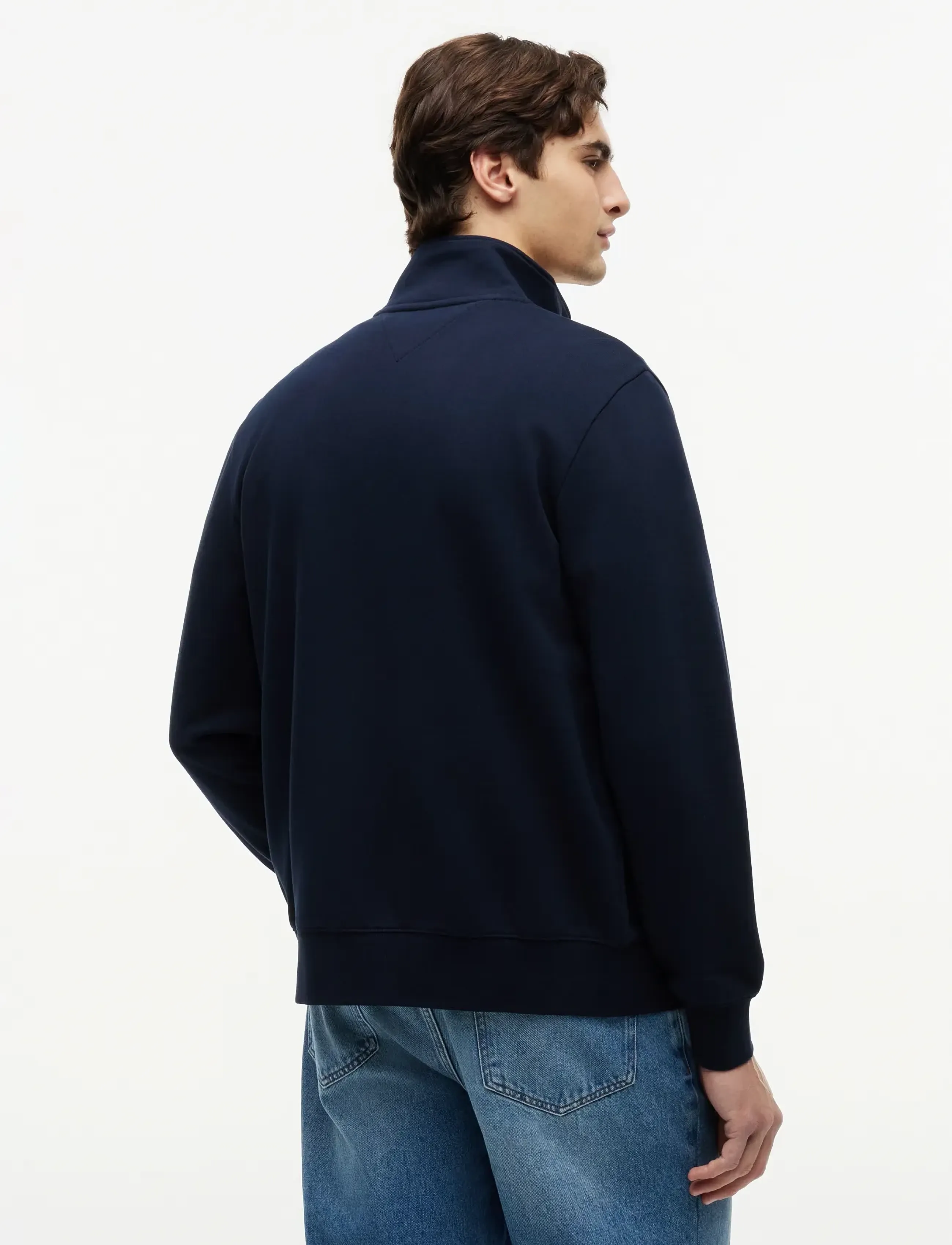 Tommy Hilfiger - SCRIPT STACK FZ STAND COLLAR - shop by occasion - desert sky - 2