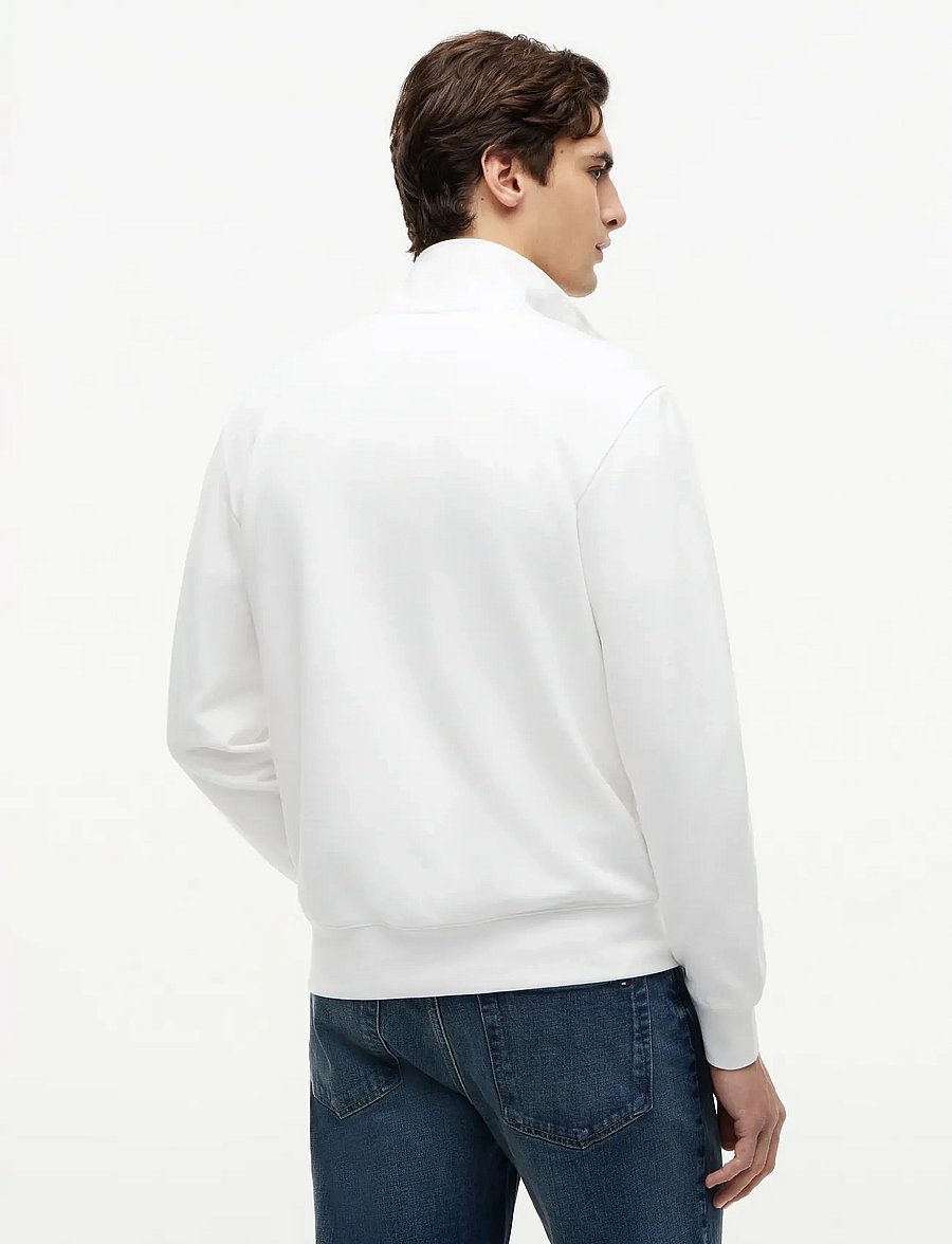 Tommy Hilfiger - SCRIPT STACK FZ STAND COLLAR - shop by occasion - white - 2