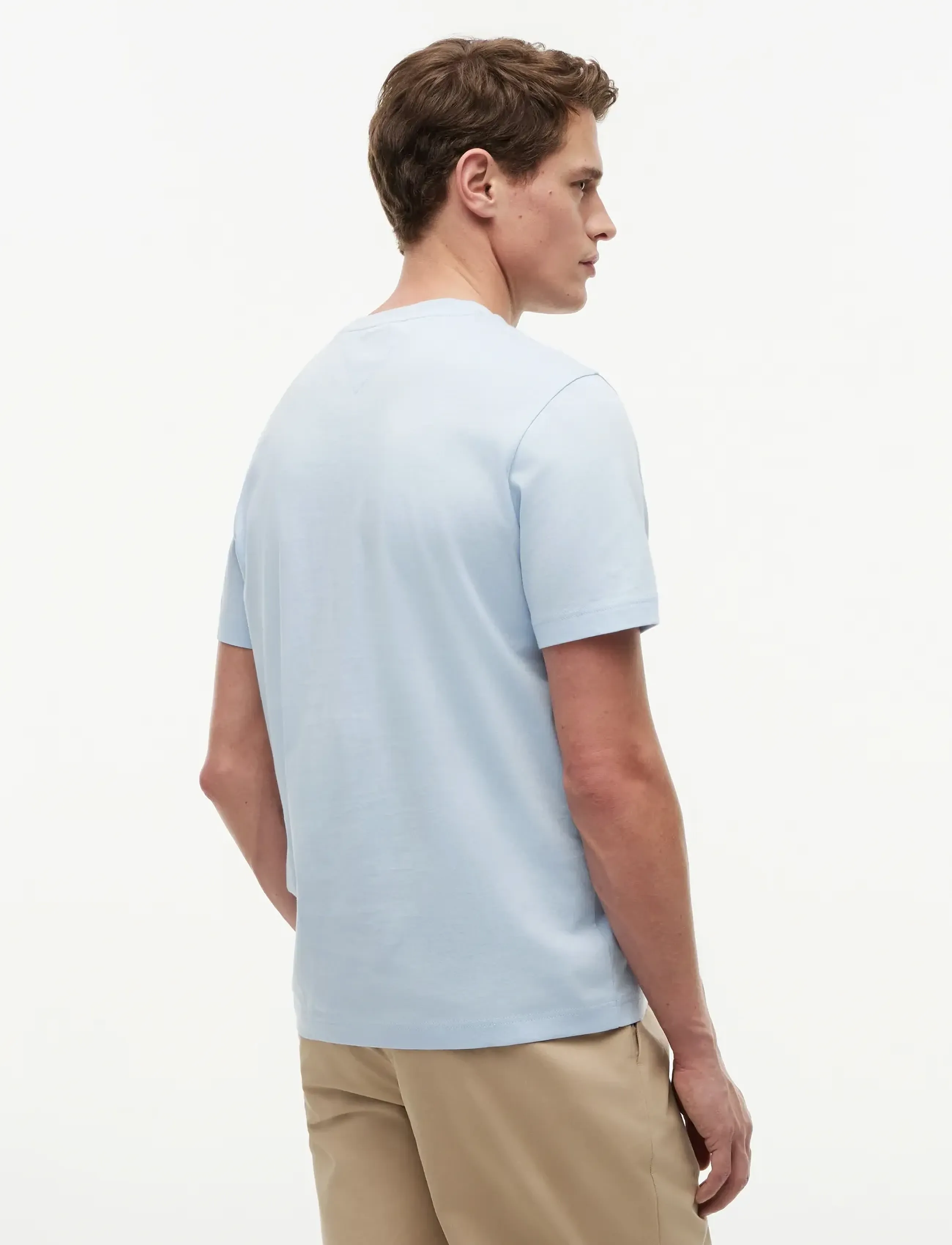 Tommy Hilfiger - SCRIPT STACK REGULAR TEE - short-sleeved t-shirts - breezy blue - 2