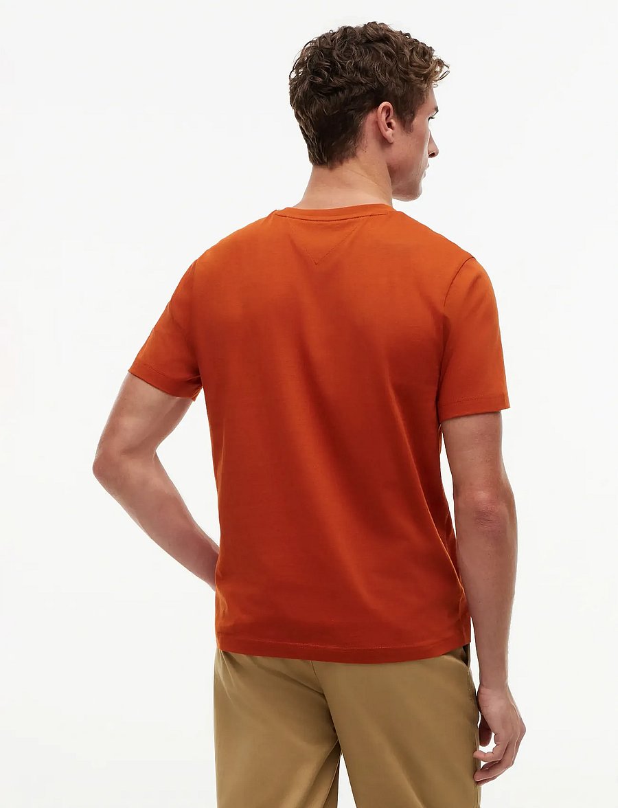 Tommy Hilfiger - SCRIPT STACK REGULAR TEE - t-shirts à manches courtes - rusty ochre - 2