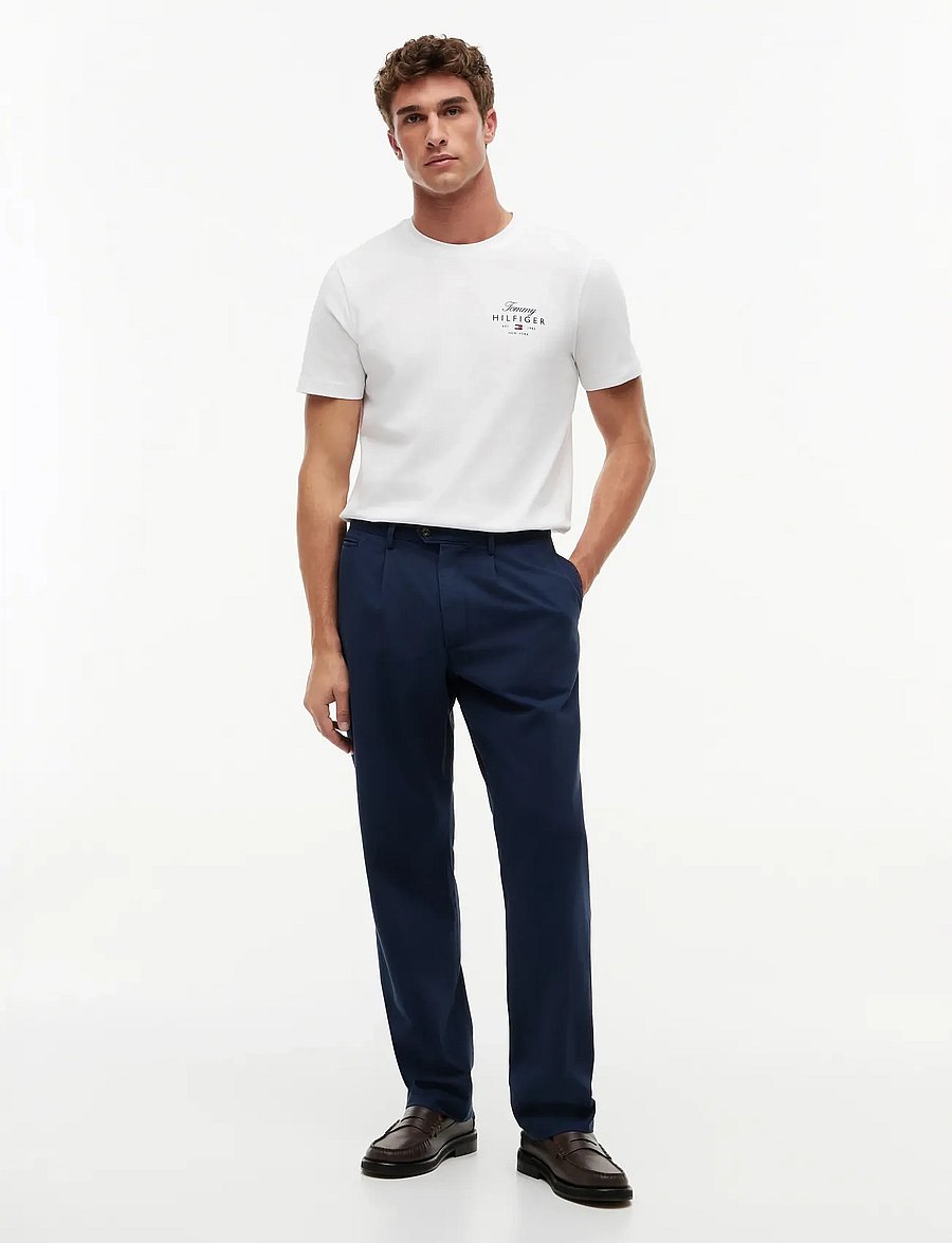 Tommy Hilfiger - SCRIPT STACK REGULAR TEE - lühikeste varrukatega t-särgid - white - 4