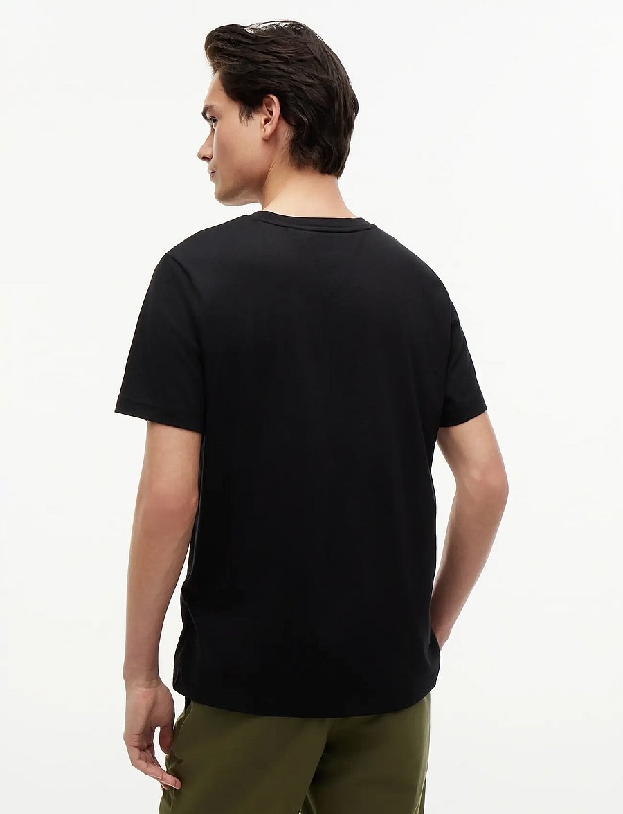 Tommy Hilfiger - SCRIPT FLAG REGULAR TEE - short-sleeved t-shirts - black - 2