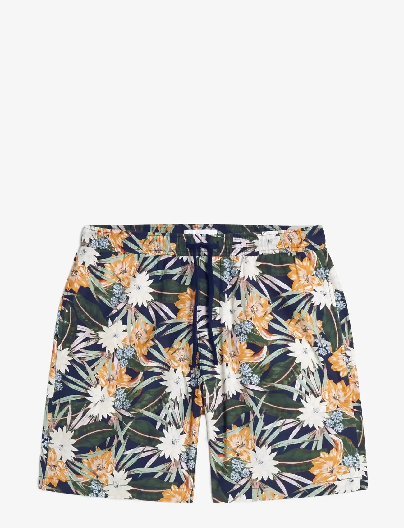 Tommy Hilfiger - DOVER 8" CO LYOCELL FLORAL 2/3 - casual shorts - carbon navy   allover - 1