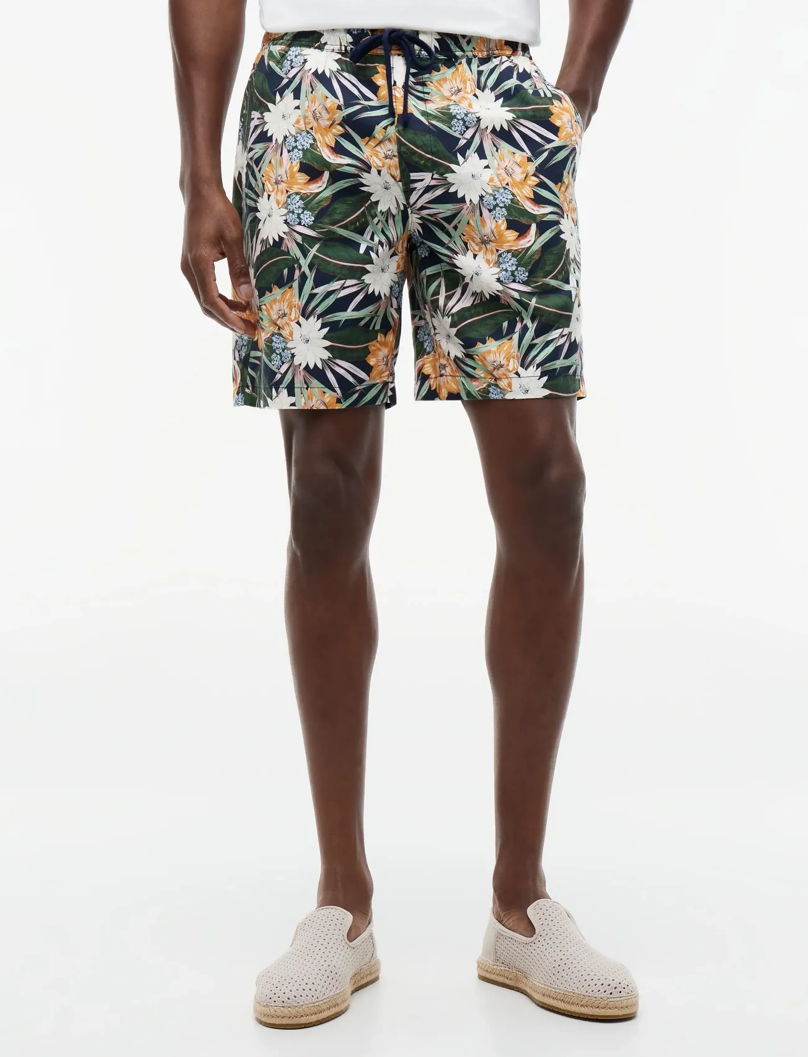 Tommy Hilfiger Dover 8" Co Lyocell Floral 2/3, 33, Shorts, Mehrfarbig/gemustert - Casual Männerswear