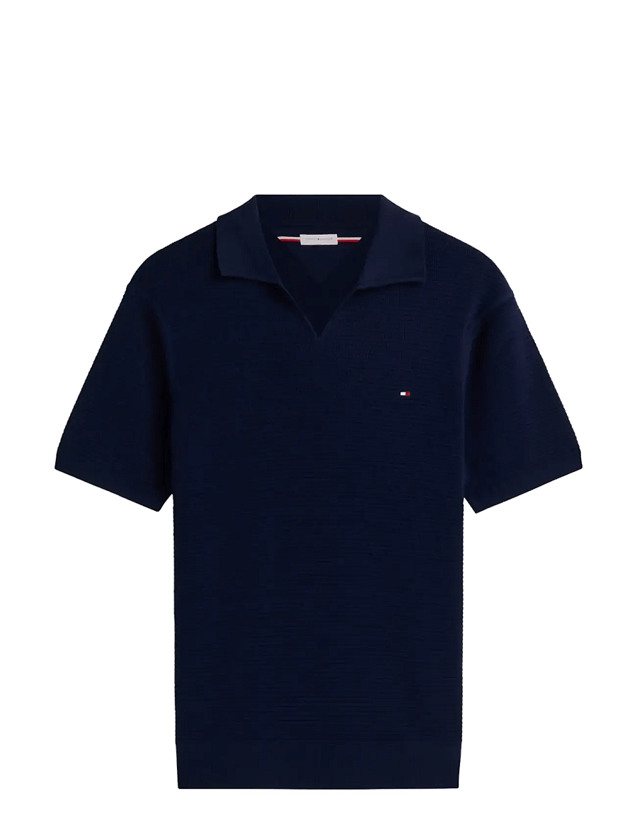 Tommy Hilfiger - SEASONAL STRUCTURE SS JONNY POLO - kurzärmelig - carbon navy - 1