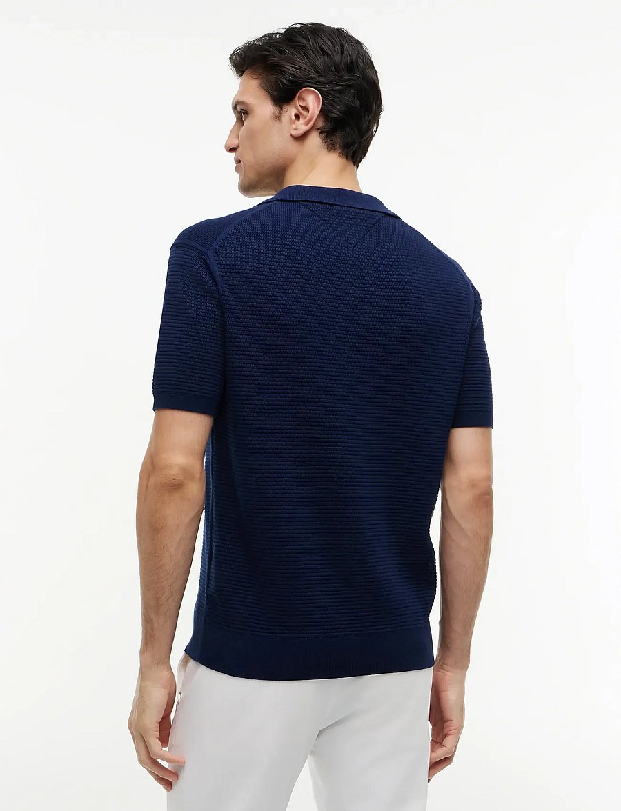 Tommy Hilfiger - SEASONAL STRUCTURE SS JONNY POLO - kurzärmelig - carbon navy - 2