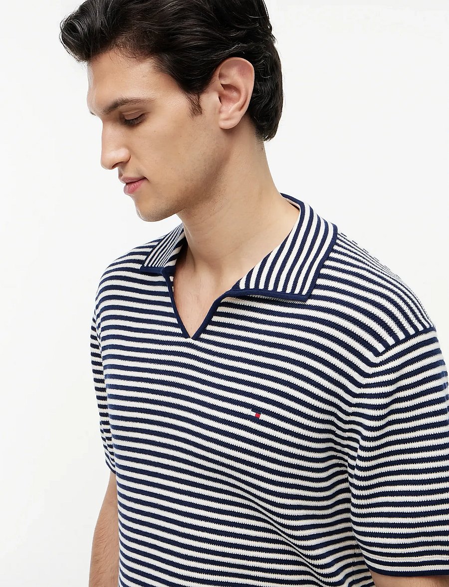 Tommy Hilfiger - SEASONAL STRUCTURE SS JONNY POLO - kurzärmelig - carbon navy ivory petal - 3