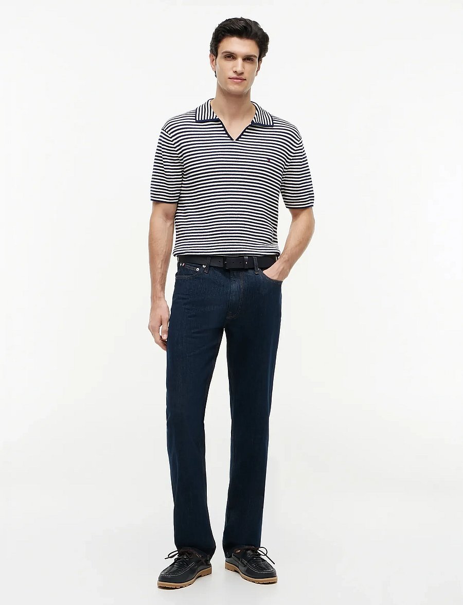 Tommy Hilfiger - SEASONAL STRUCTURE SS JONNY POLO - kurzärmelig - carbon navy ivory petal - 4