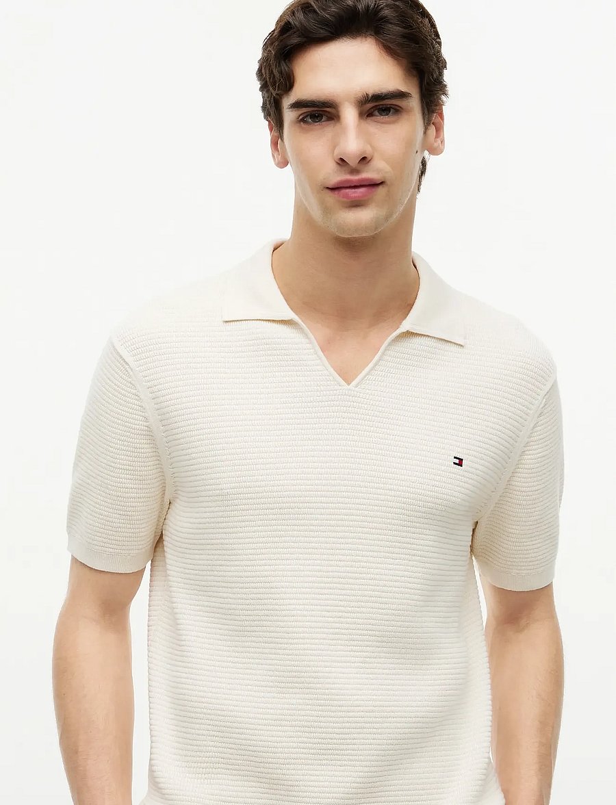 Tommy Hilfiger - SEASONAL STRUCTURE SS JONNY POLO - kurzärmelig - ivory petal - 3