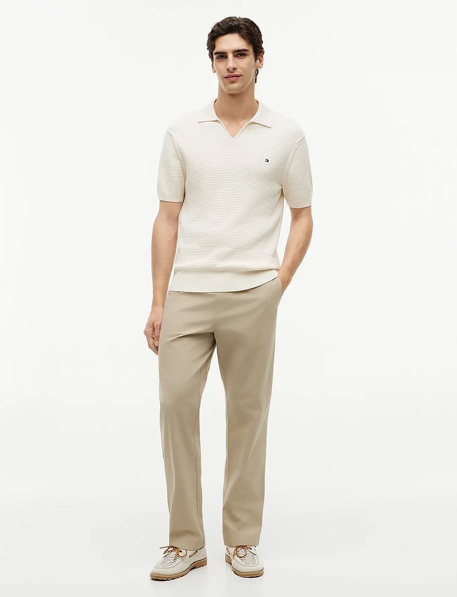 Tommy Hilfiger - SEASONAL STRUCTURE SS JONNY POLO - kurzärmelig - ivory petal - 4