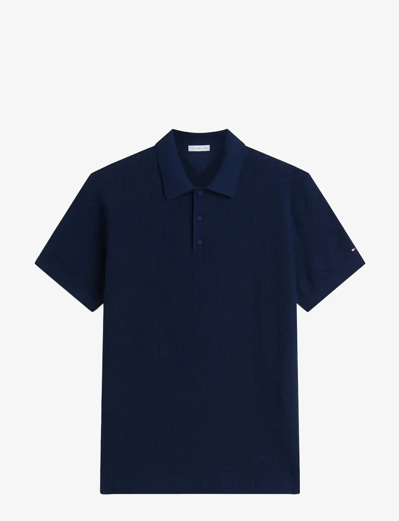 Tommy Hilfiger - GMD STRUCTURE SS POLO - polostrik - carbon navy - 1