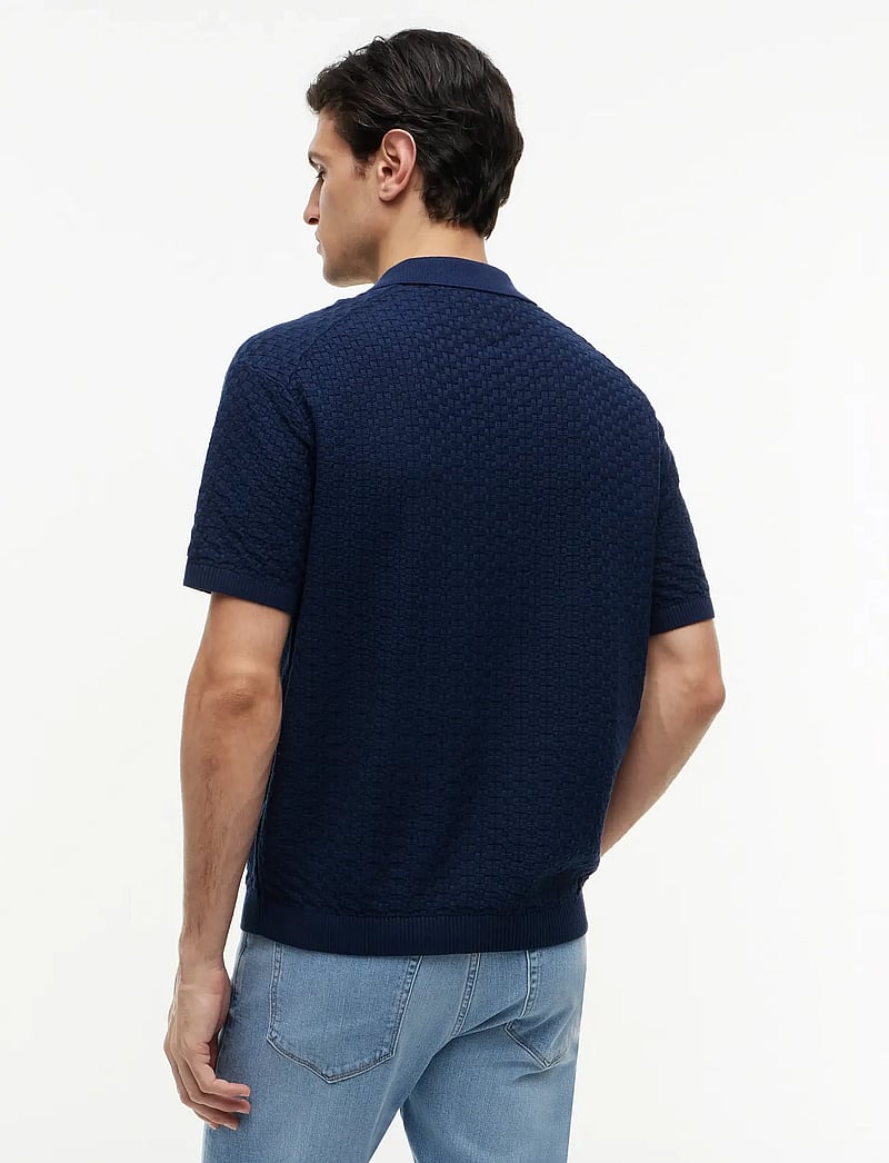 Tommy Hilfiger - GMD STRUCTURE SS POLO - polostrik - carbon navy - 2