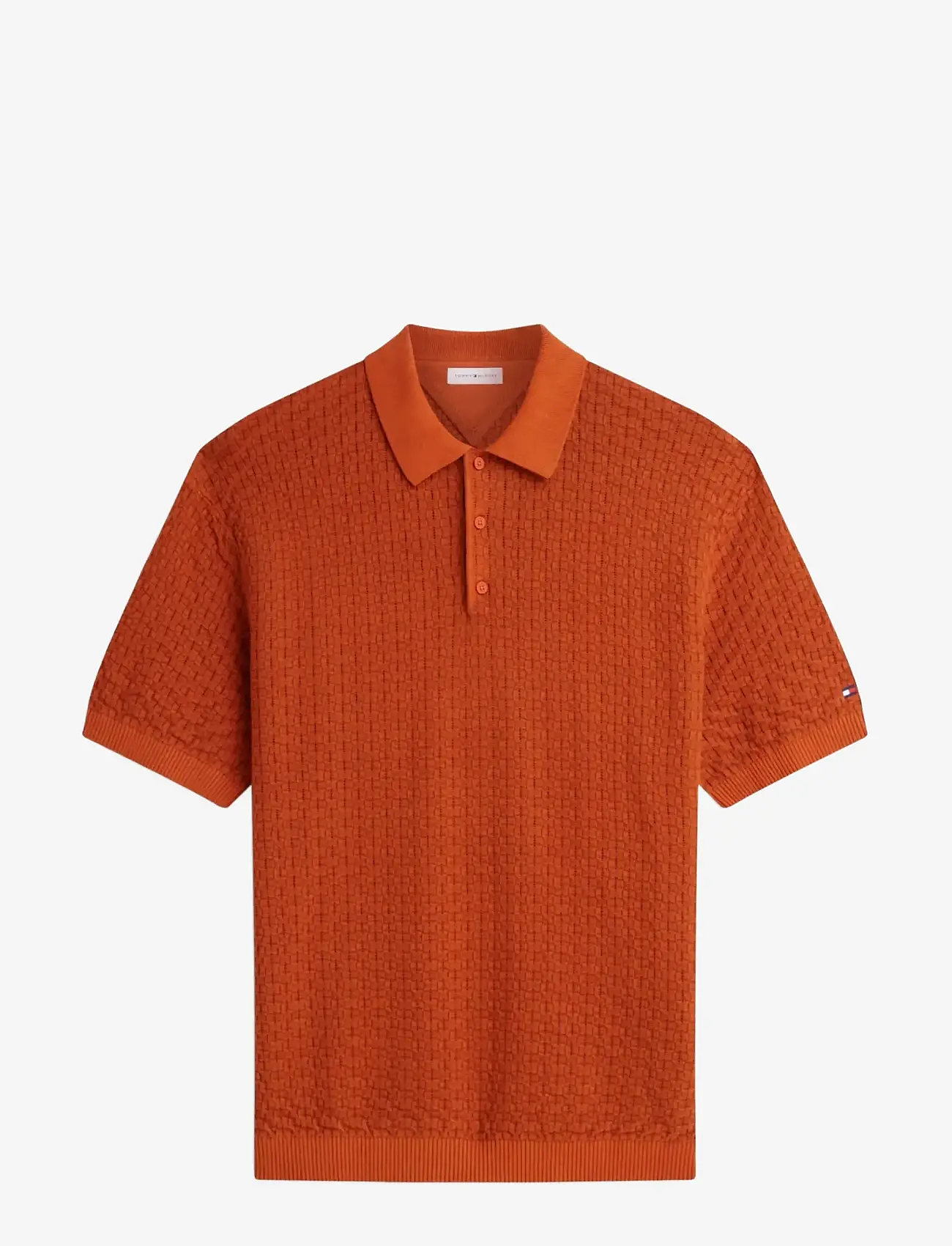 Tommy Hilfiger - GMD STRUCTURE SS POLO - polostrik - rusty ochre - 1