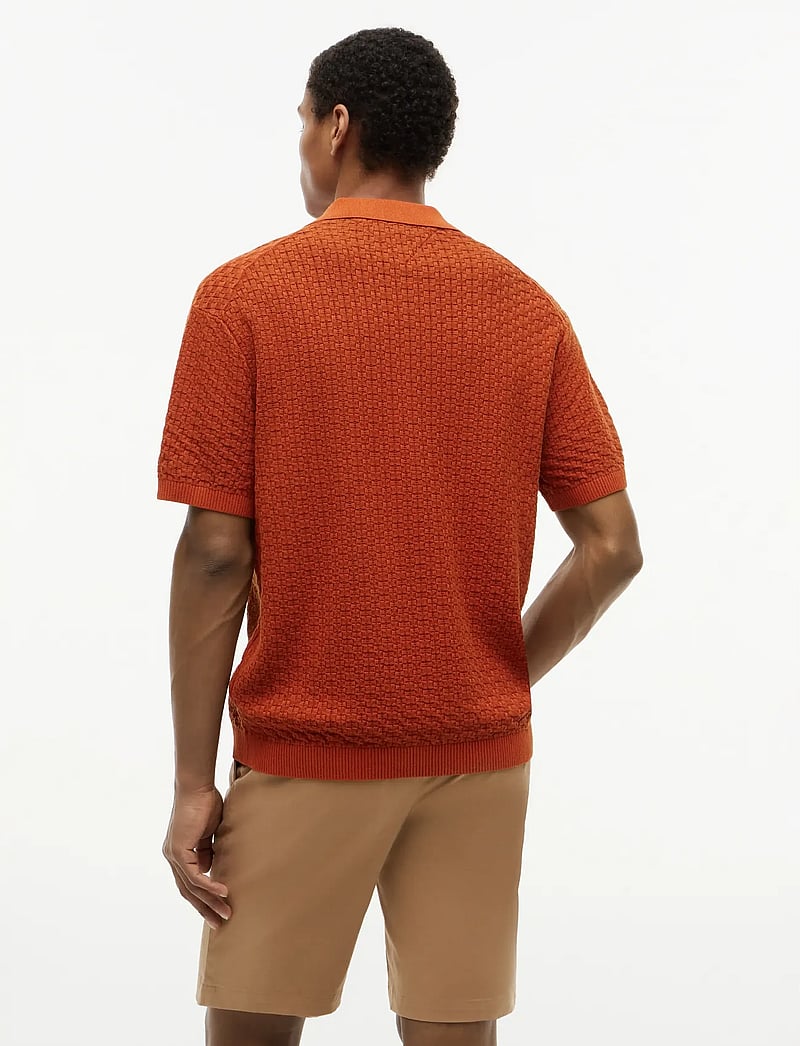 Tommy Hilfiger - GMD STRUCTURE SS POLO - polostrik - rusty ochre - 2