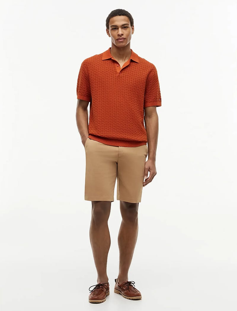 Tommy Hilfiger - GMD STRUCTURE SS POLO - polostrik - rusty ochre - 4