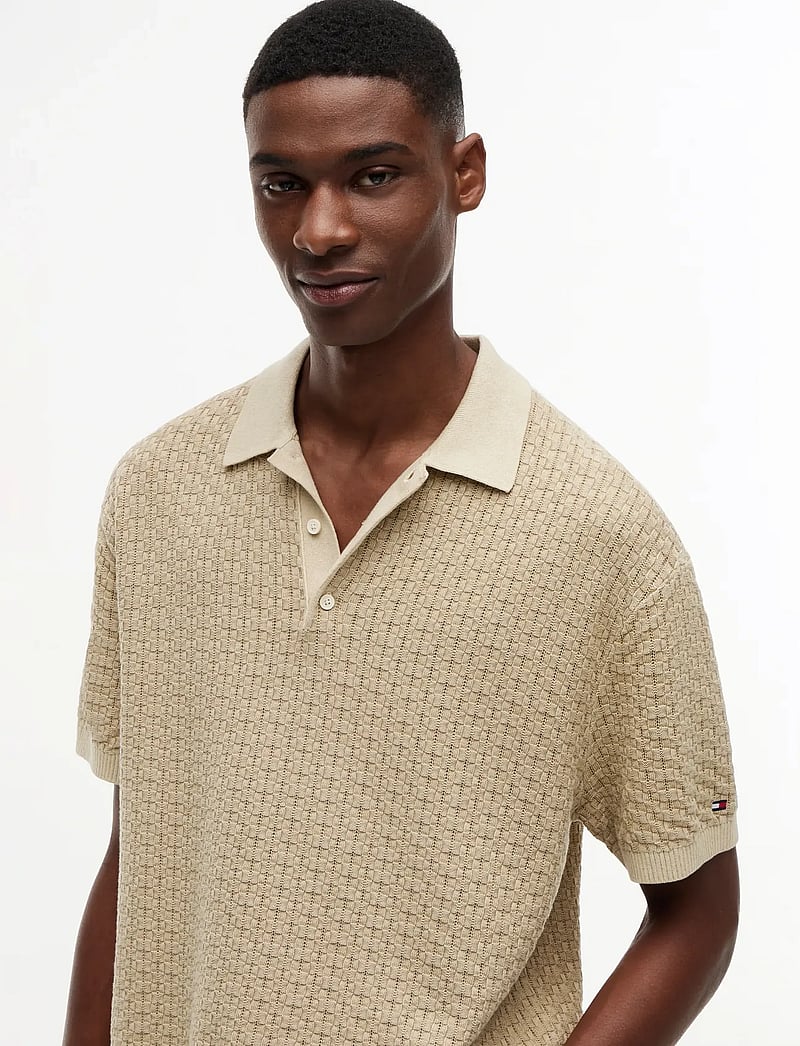 Tommy Hilfiger - GMD STRUCTURE SS POLO - polostrik - sandalwood - 3