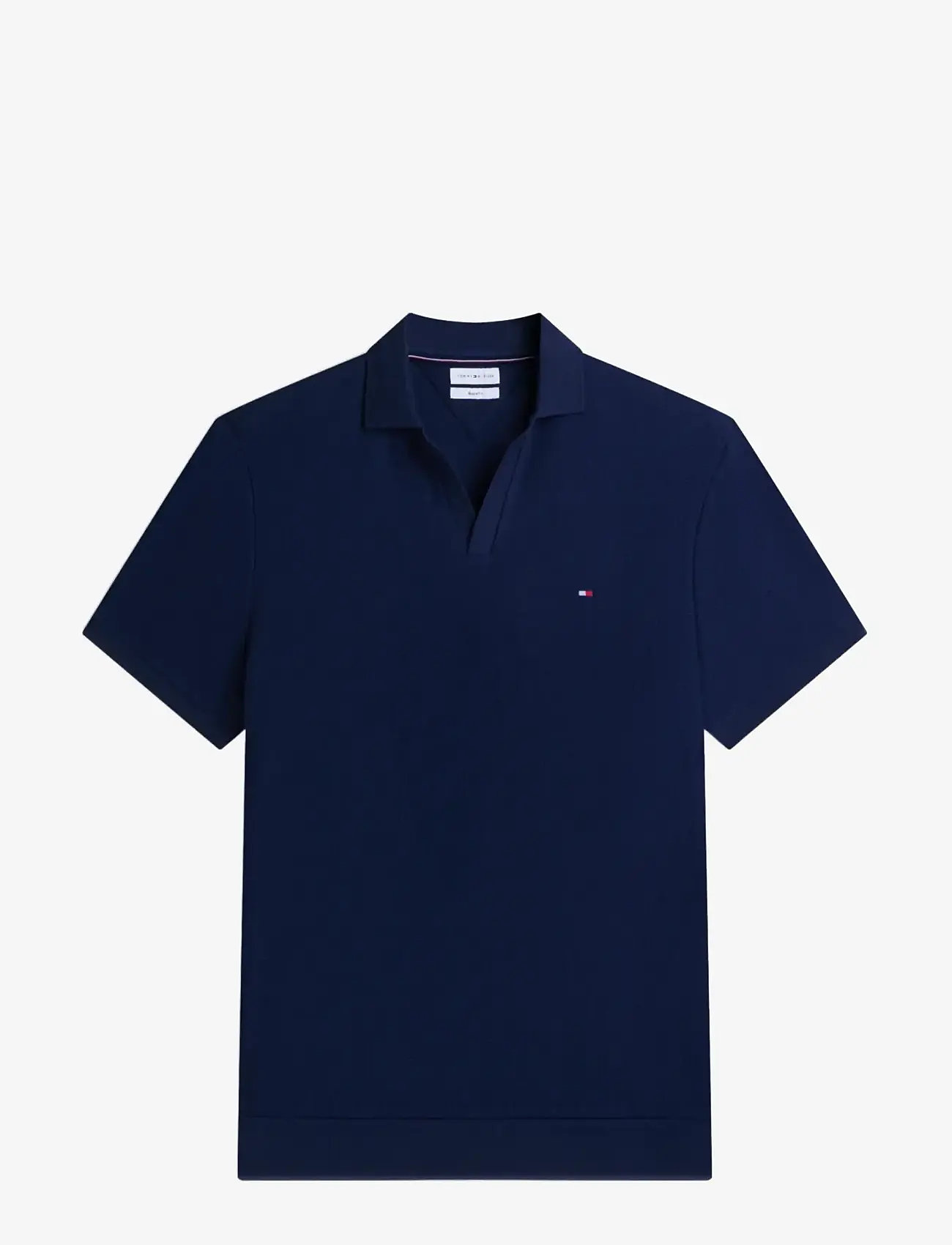 Tommy Hilfiger - JONNY COLLAR TEXTURE REG POLO - knitted polos - carbon navy - 1
