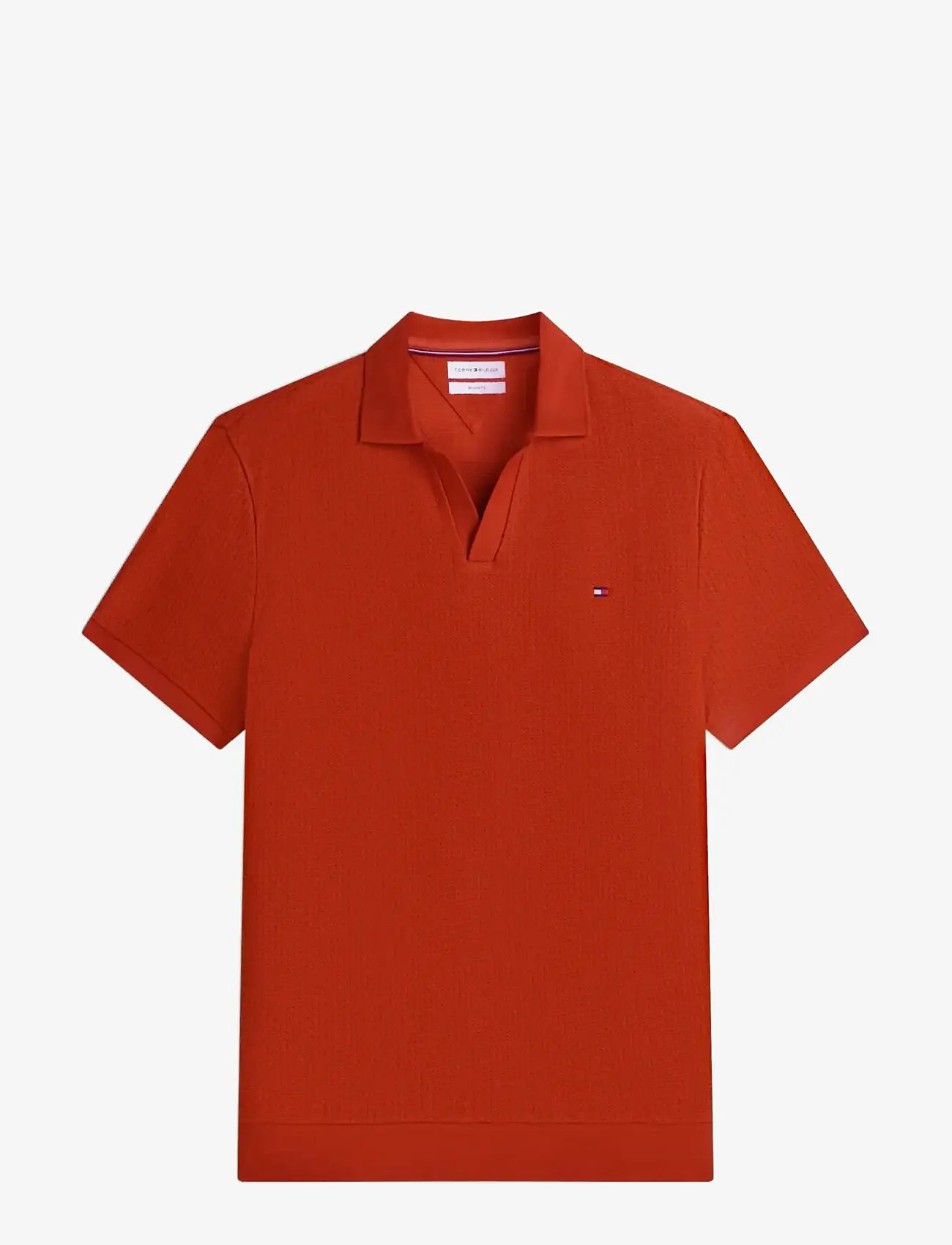 Tommy Hilfiger - JONNY COLLAR TEXTURE REG POLO - polostrik - rusty ochre - 1