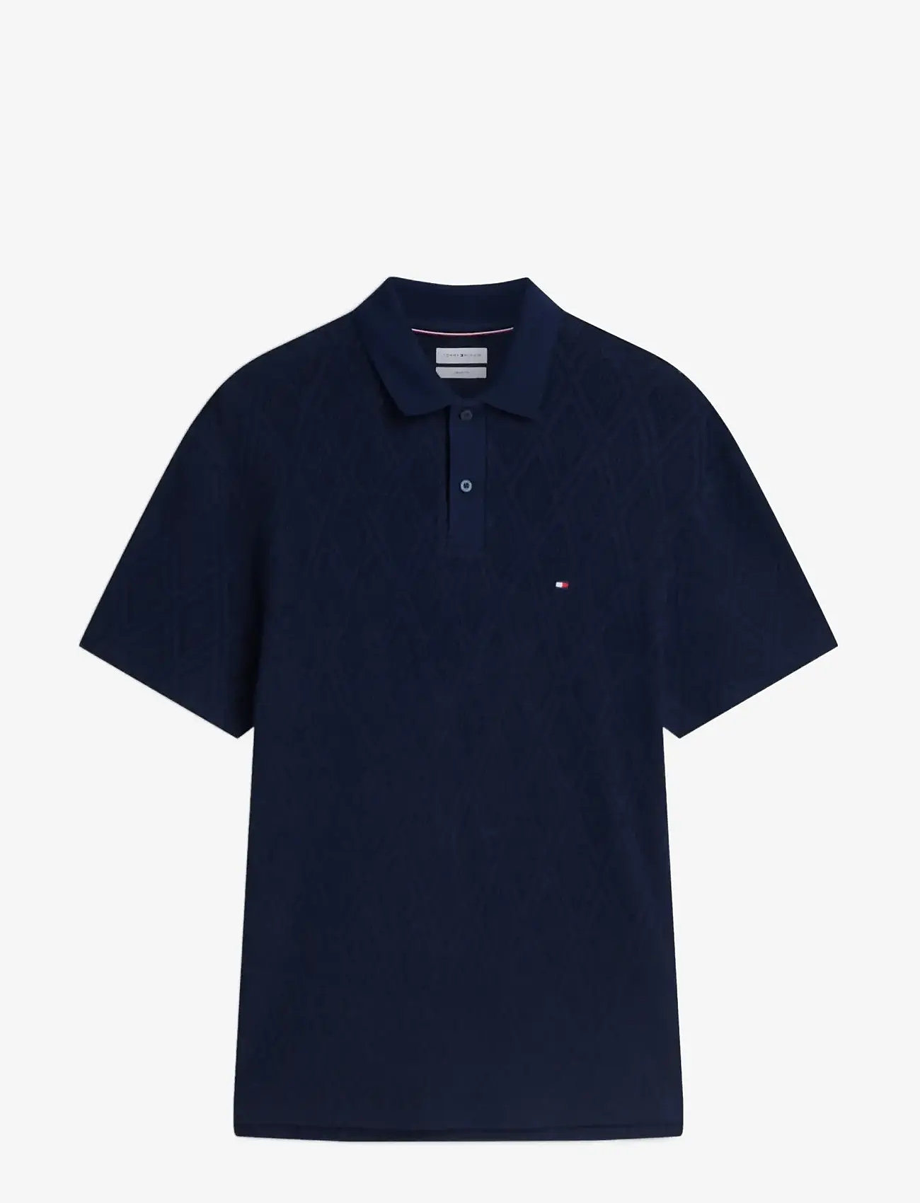 Tommy Hilfiger - JACQUARD CLASSIC FIT POLO - kortærmede poloer - carbon navy - 1